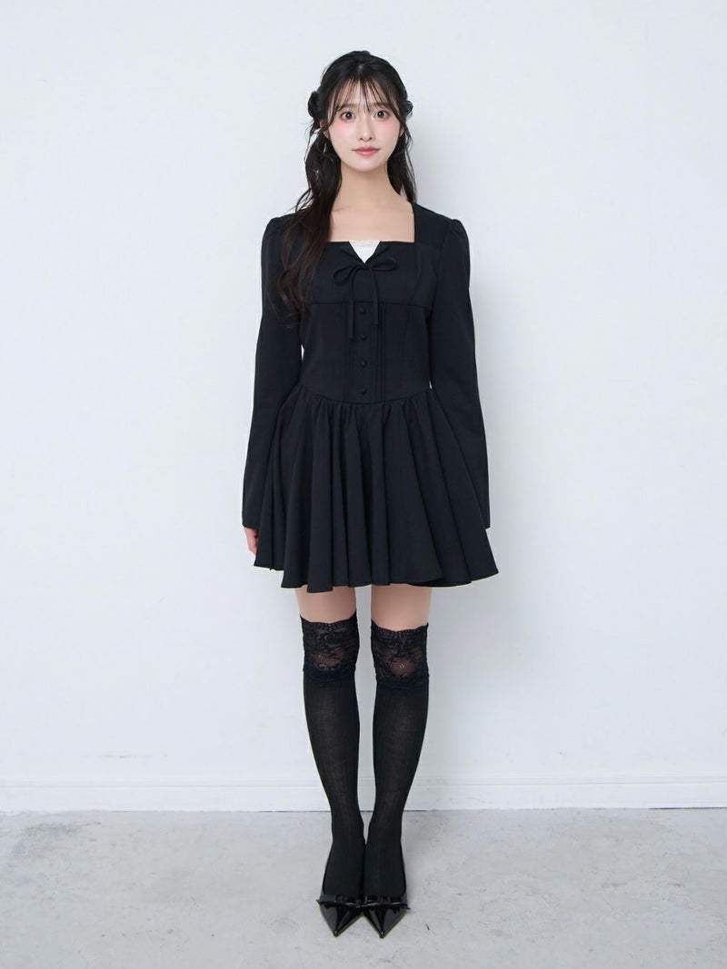 BUBBLES】レースレイヤードワンピース | sparkling mall online store