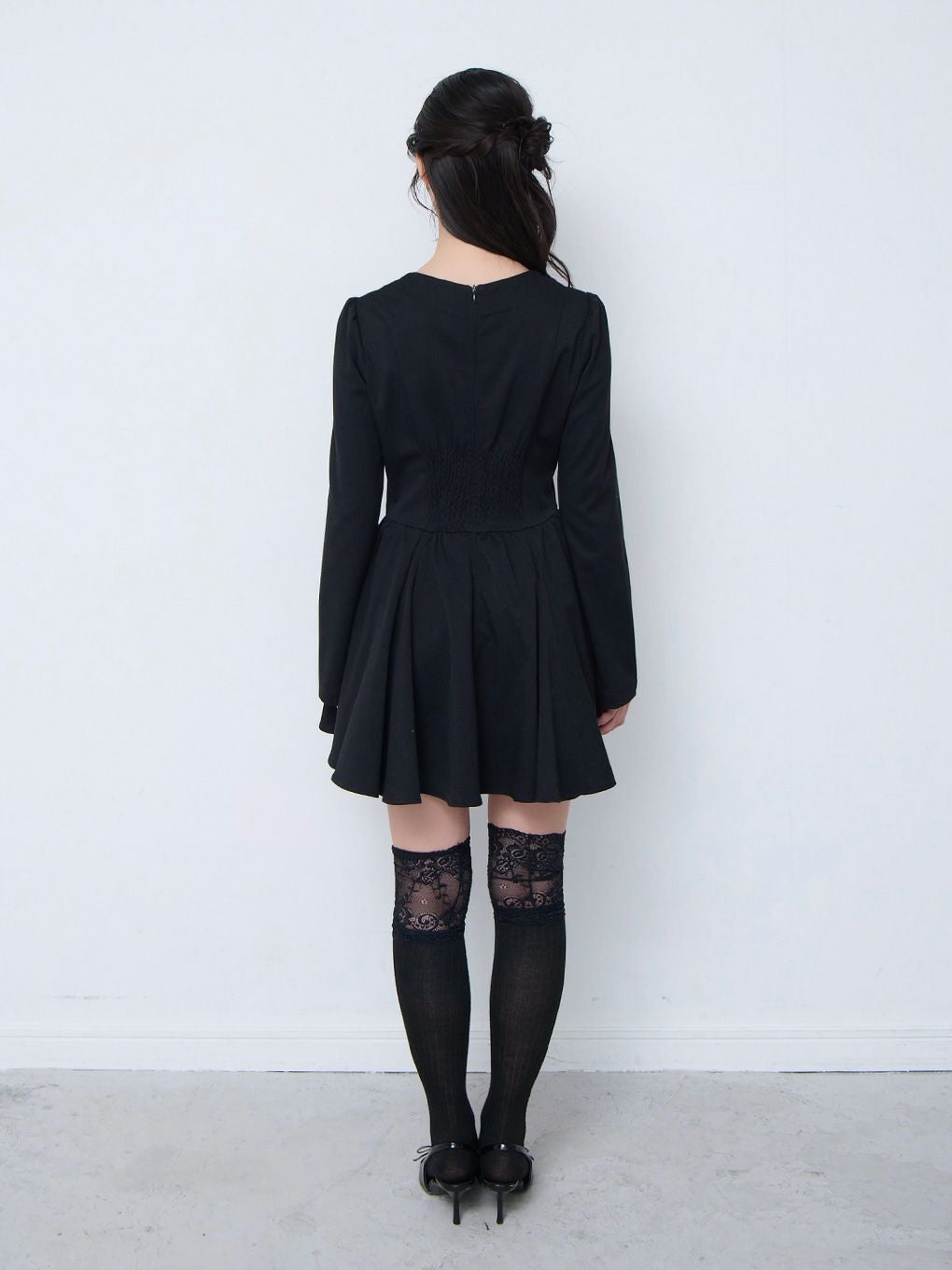 【BUBBLES】レースレイヤードワンピース