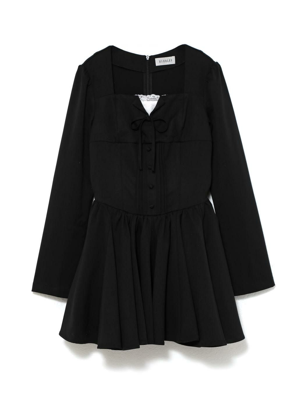 【BUBBLES】レースレイヤードワンピース