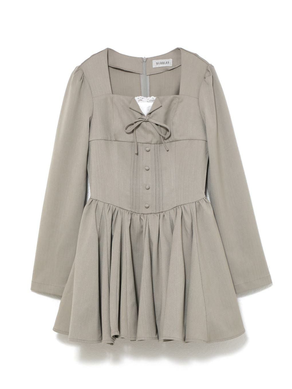 【BUBBLES】レースレイヤードワンピース
