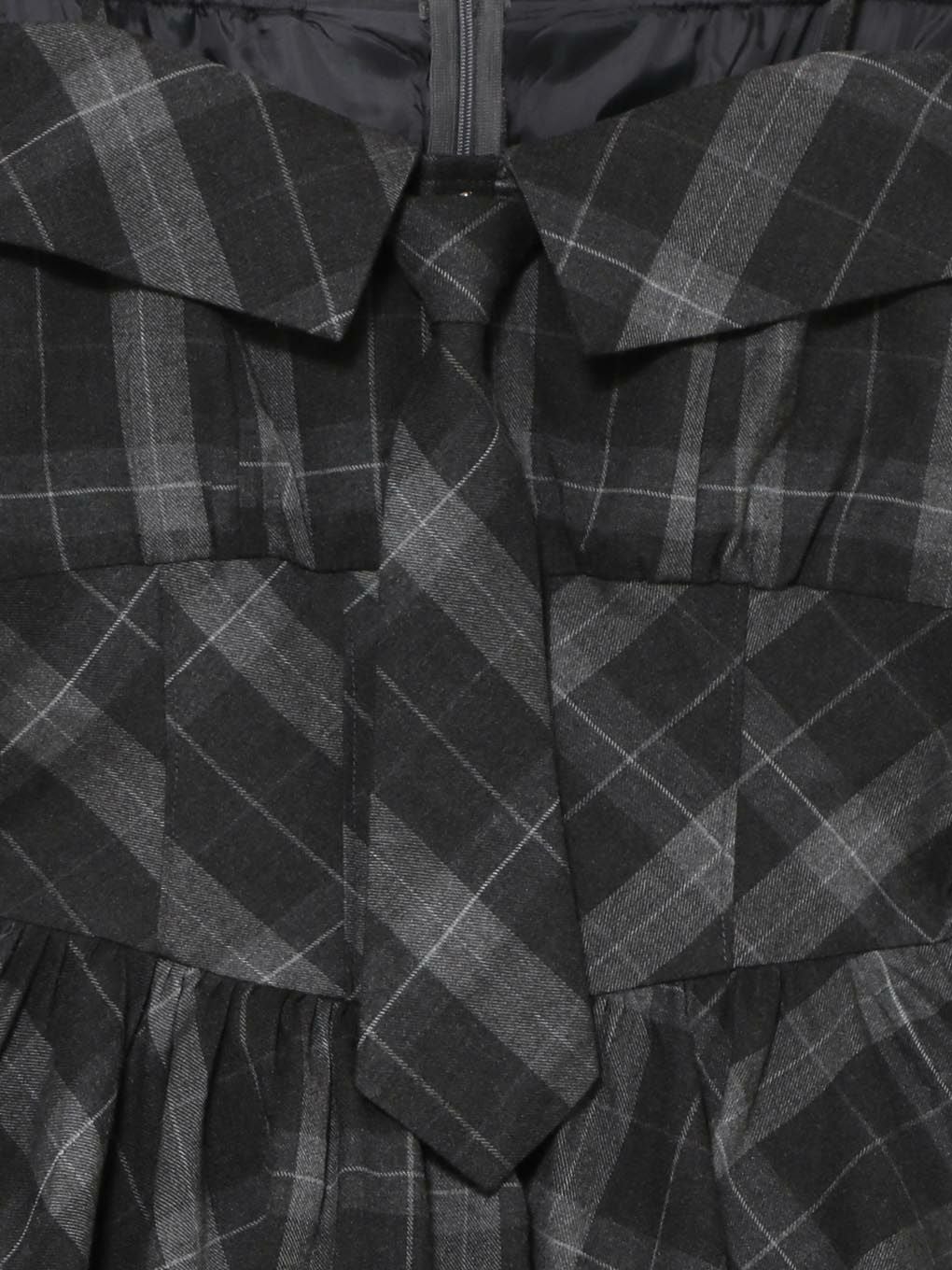 【BUBBLES】オフショルネクタイティアードワンピース