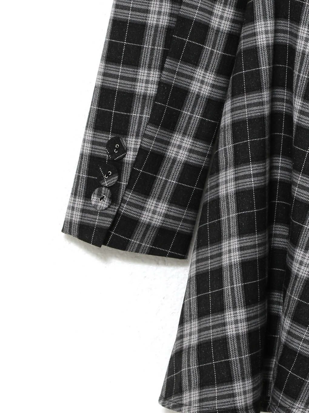  【BUBBLES】オープンネックフレアワンピース