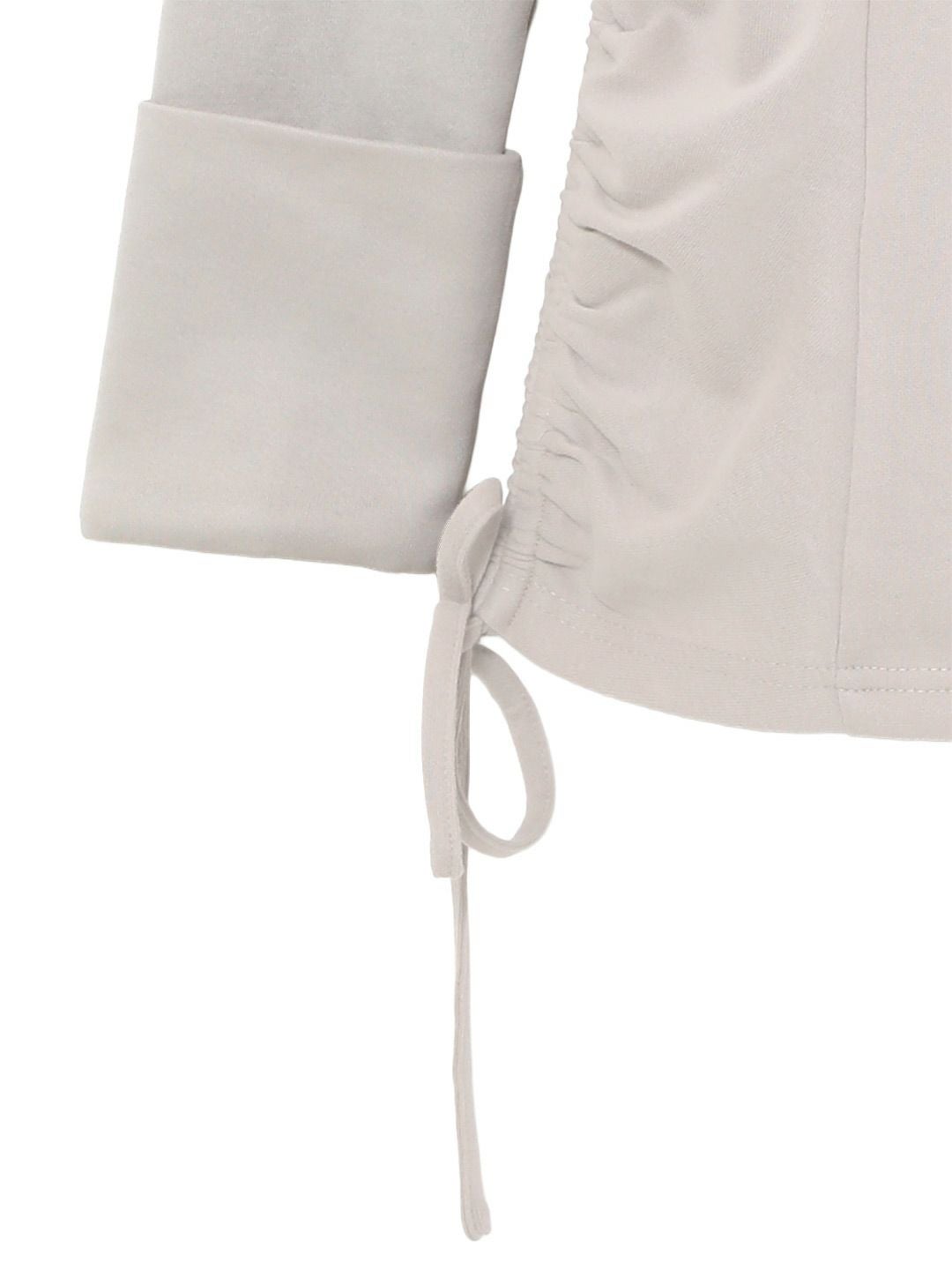 【BUBBLES】レースアップパーカーワンピース