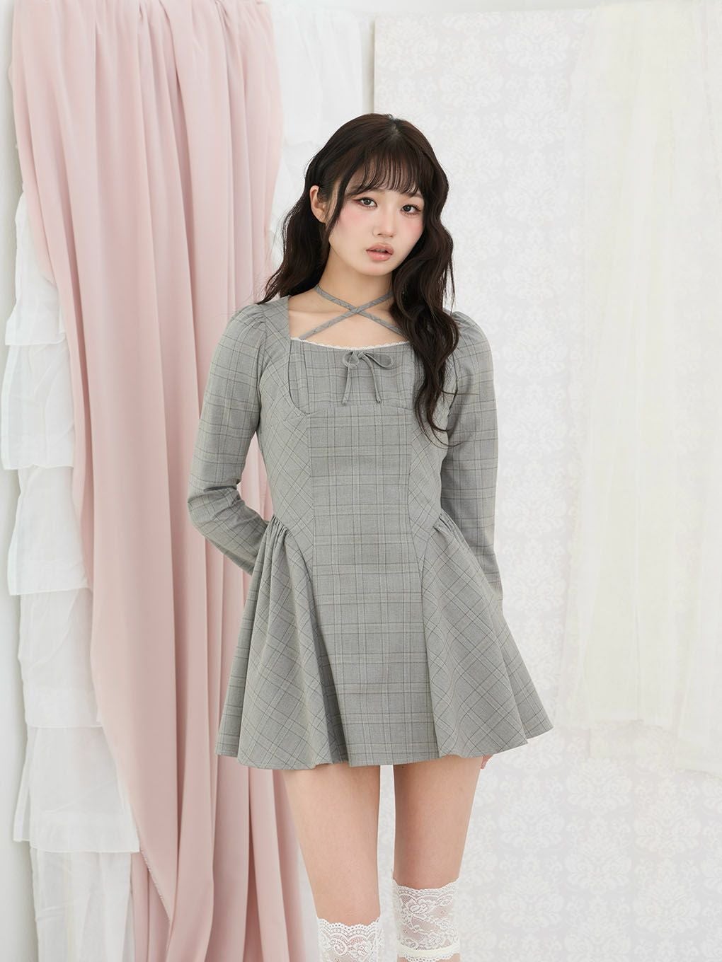 【BUBBLES】コケットフレアワンピース