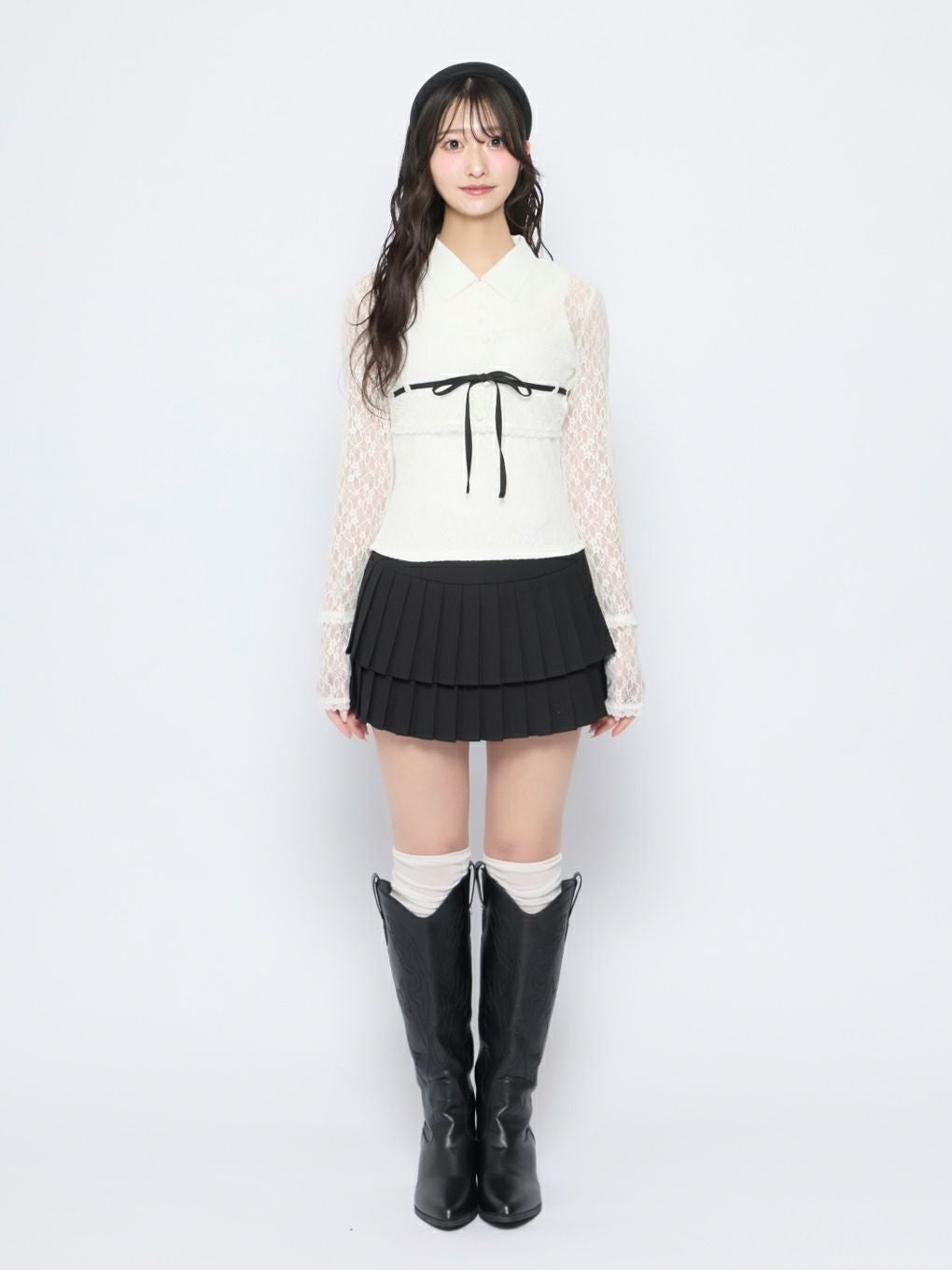 【BUBBLES】レーススクールトップス