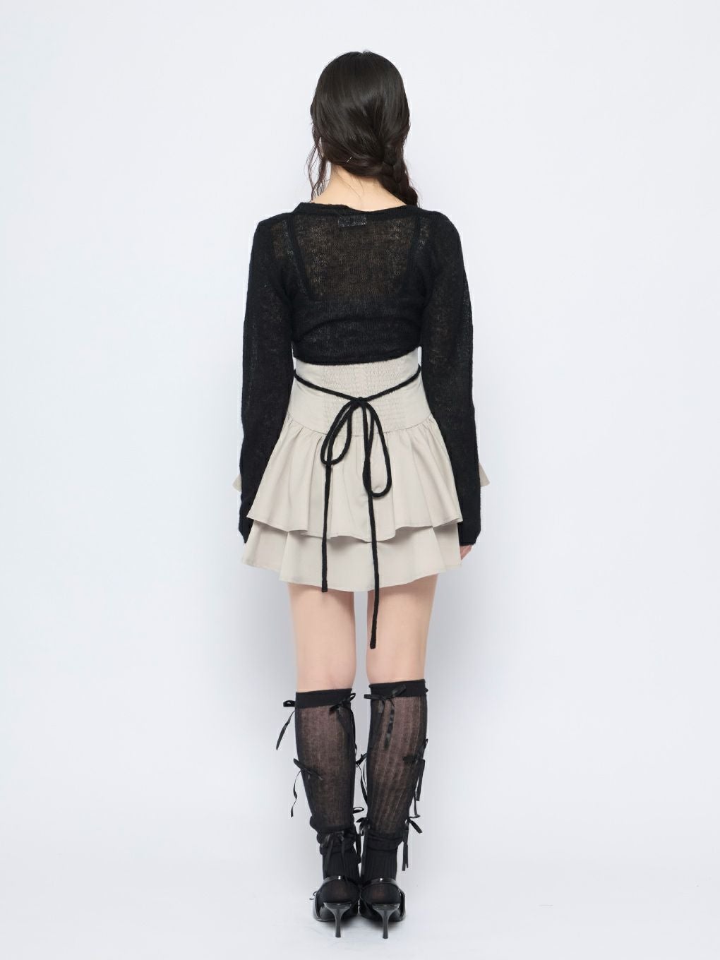 【BUBBLES】リボンキャミアンサンブルワンピース