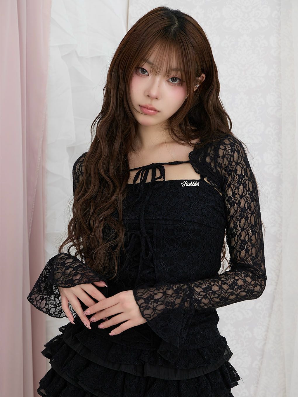 【BUBBLES】レースアップアンサンブル