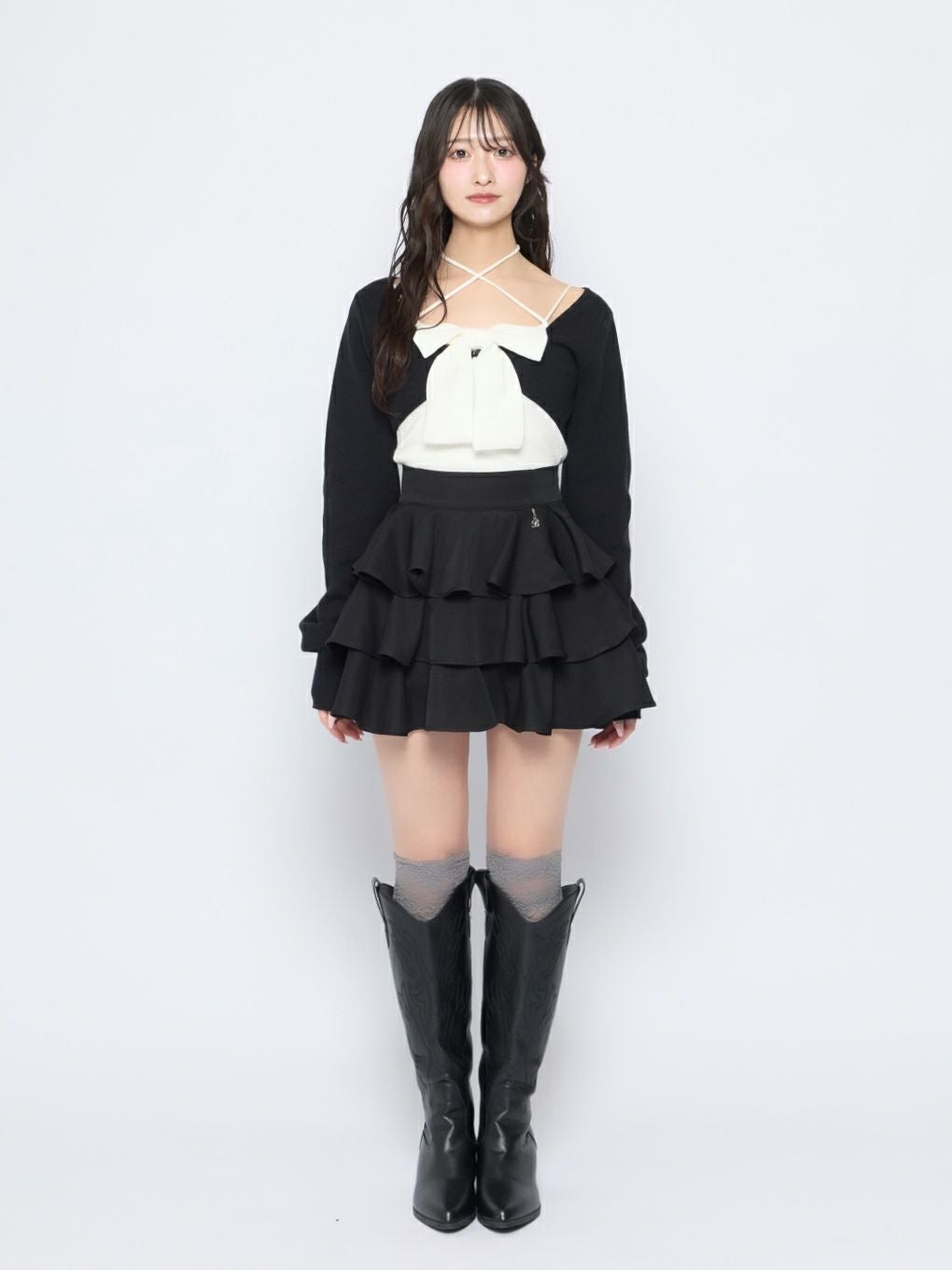 bubbles リボンニットアンサンブル BUBBLES】リボンニットアンサンブル | sparkling mall online store