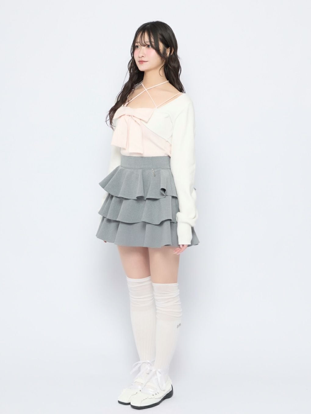 BUBBLES】リボンニットアンサンブル | sparkling mall online store