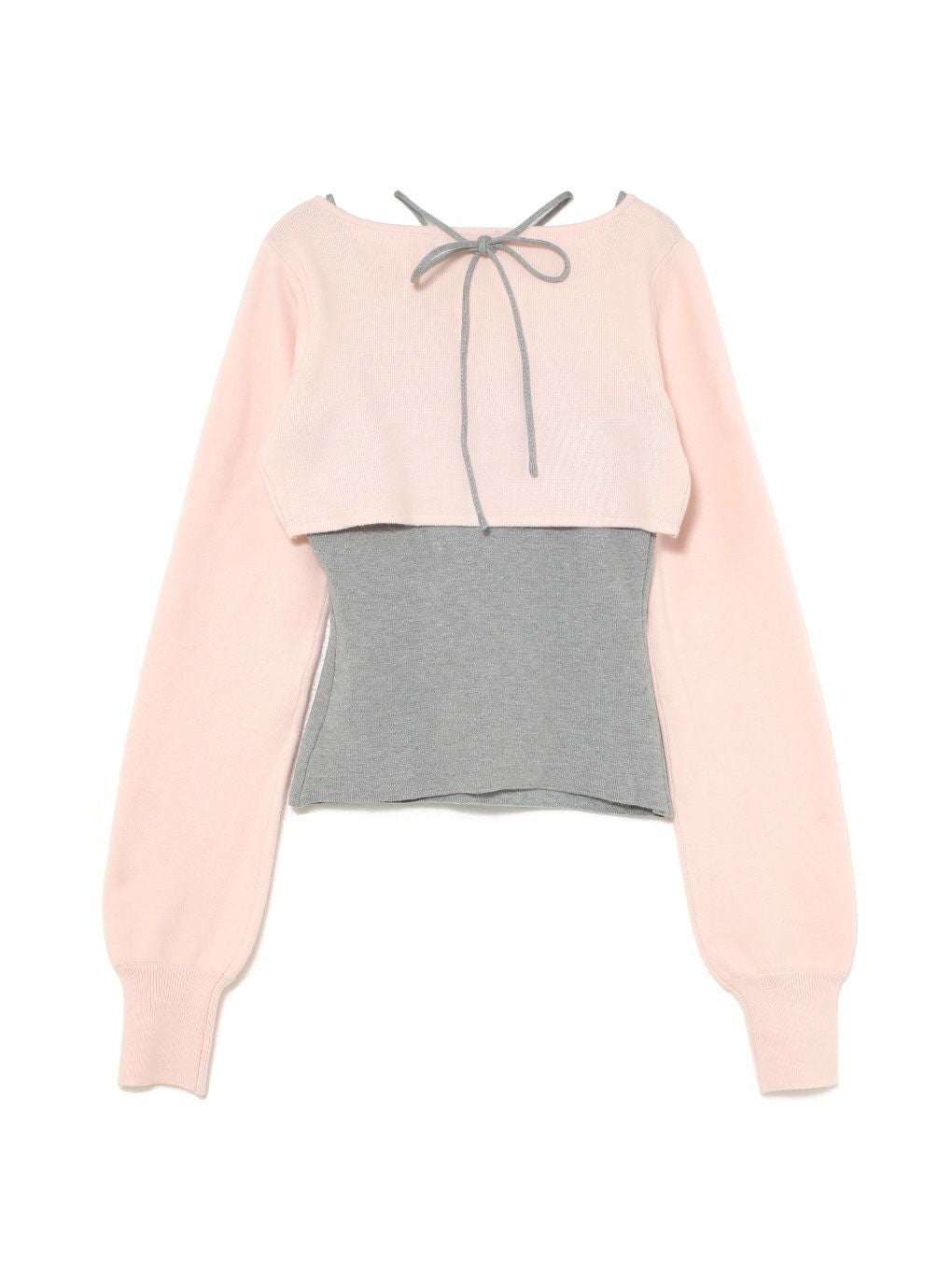 【BUBBLES】リボンニットアンサンブル