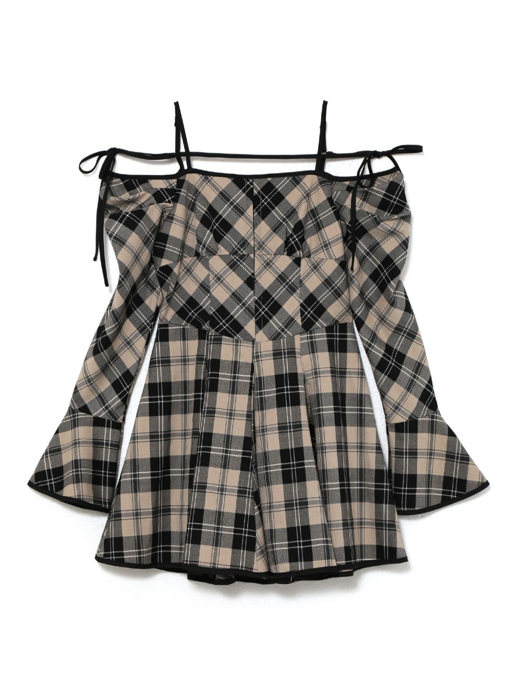 【BUBBLES】ストラップフレアワンピース