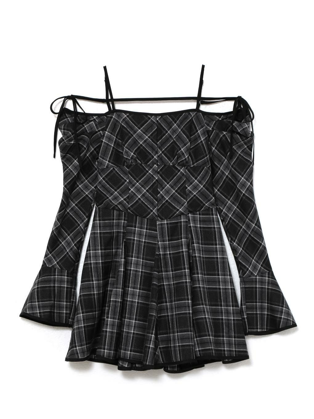 【BUBBLES】ストラップフレアワンピース