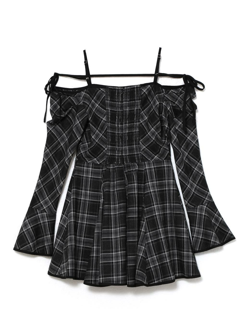 【BUBBLES】ストラップフレアワンピース