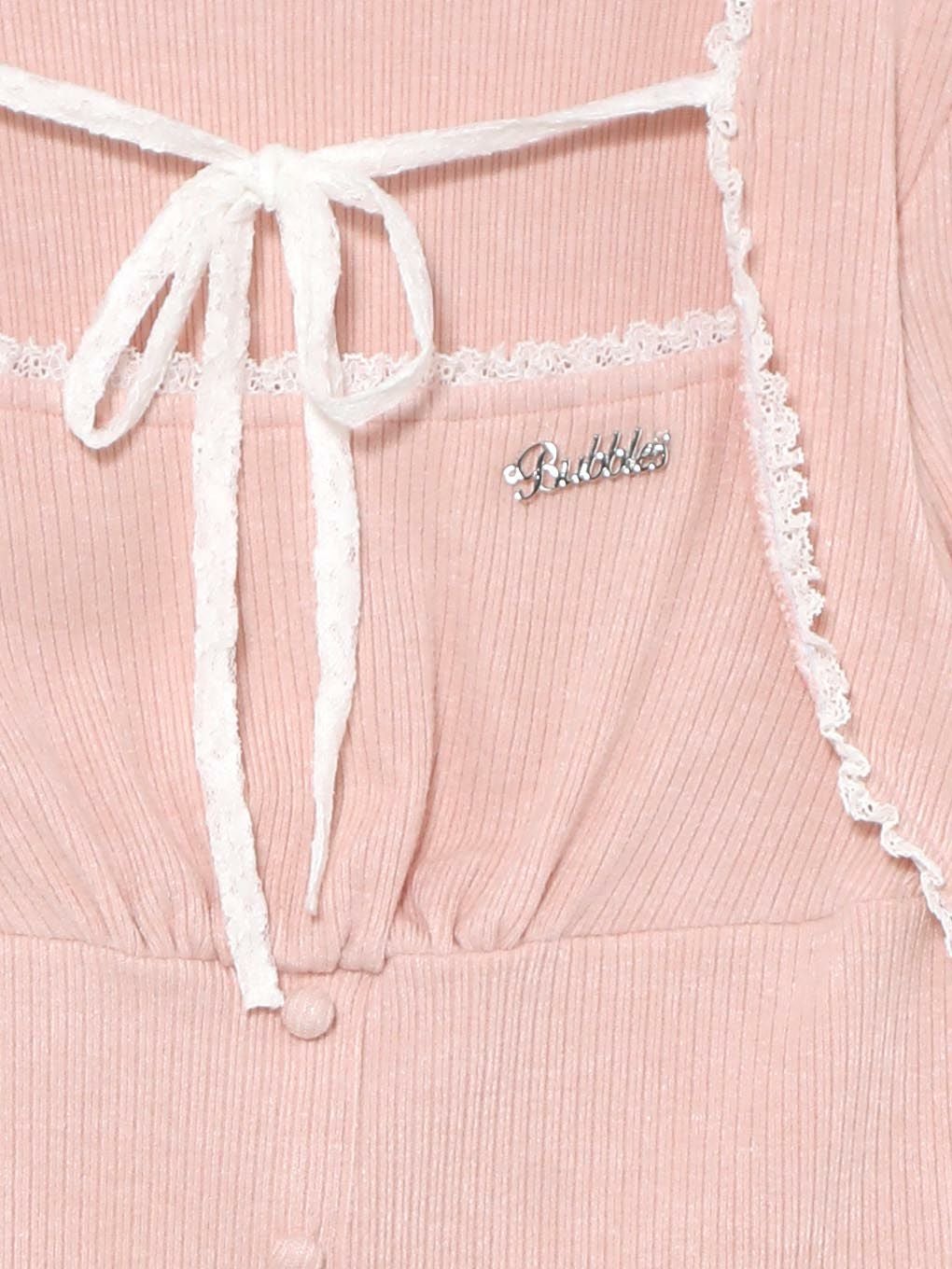 【BUBBLES】フリルリボントップス