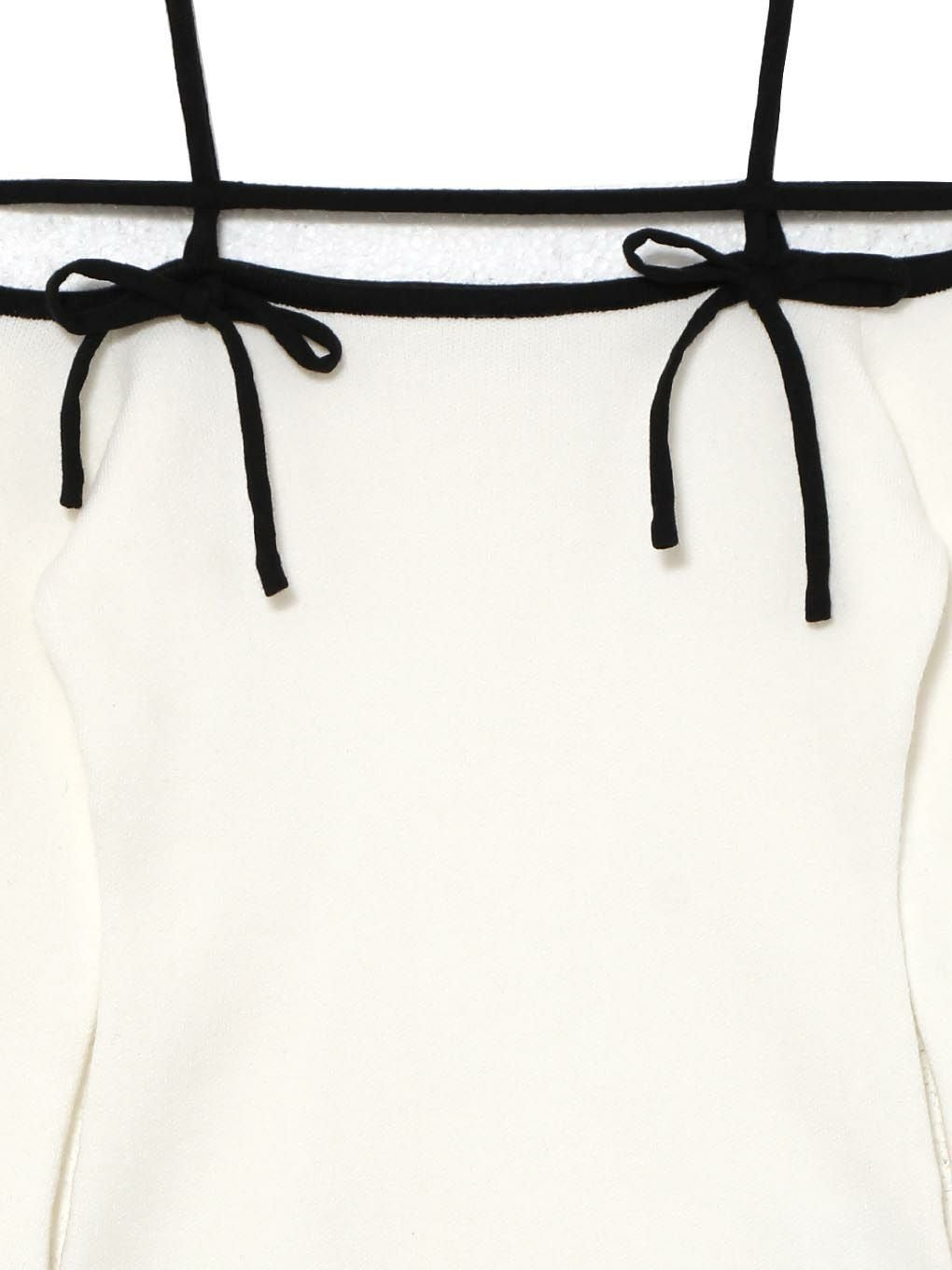 【BUBBLES】ストラップオフショルニット