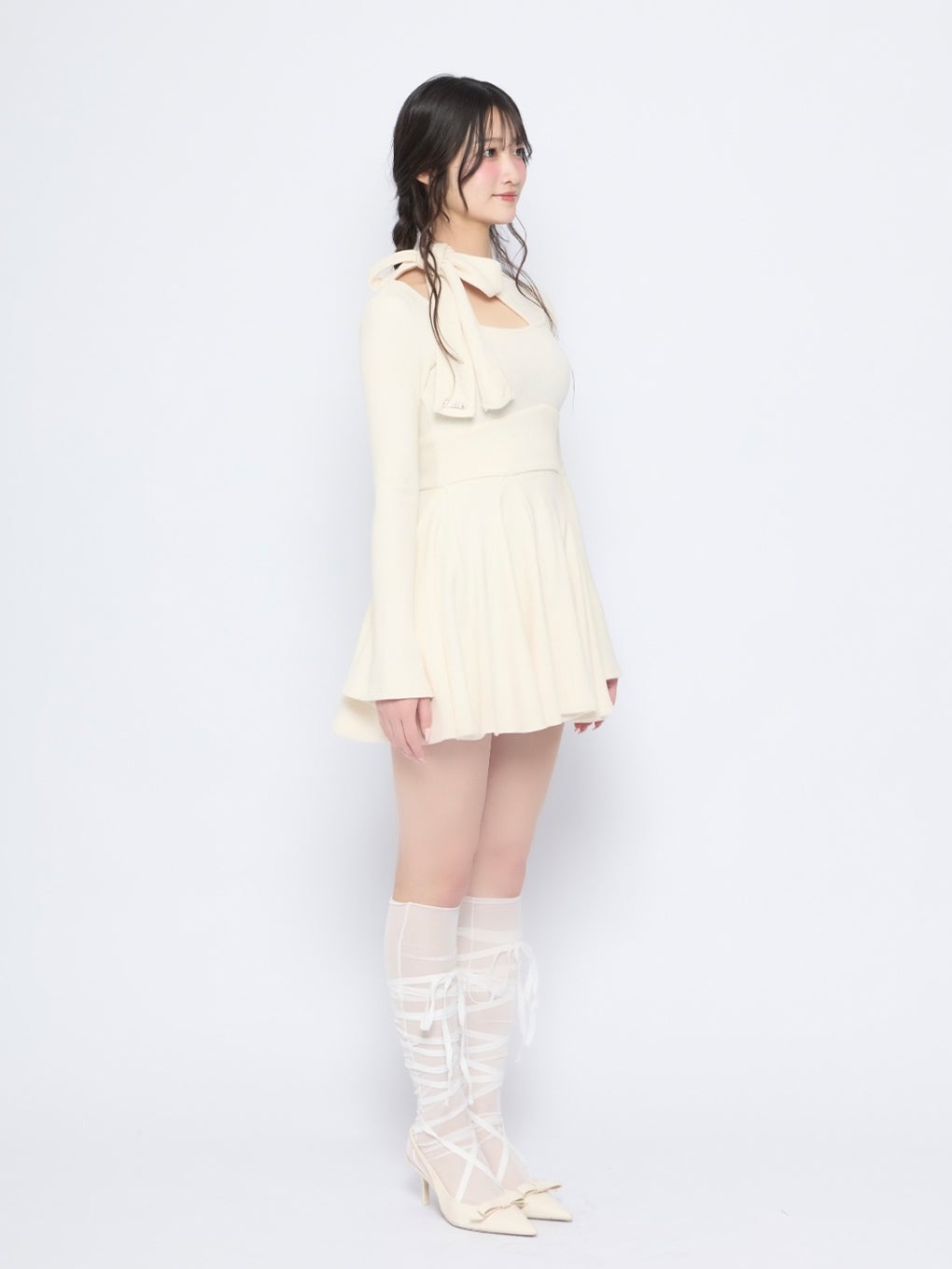 BUBBLES】ショルダーリボンワンピース | sparkling mall online store