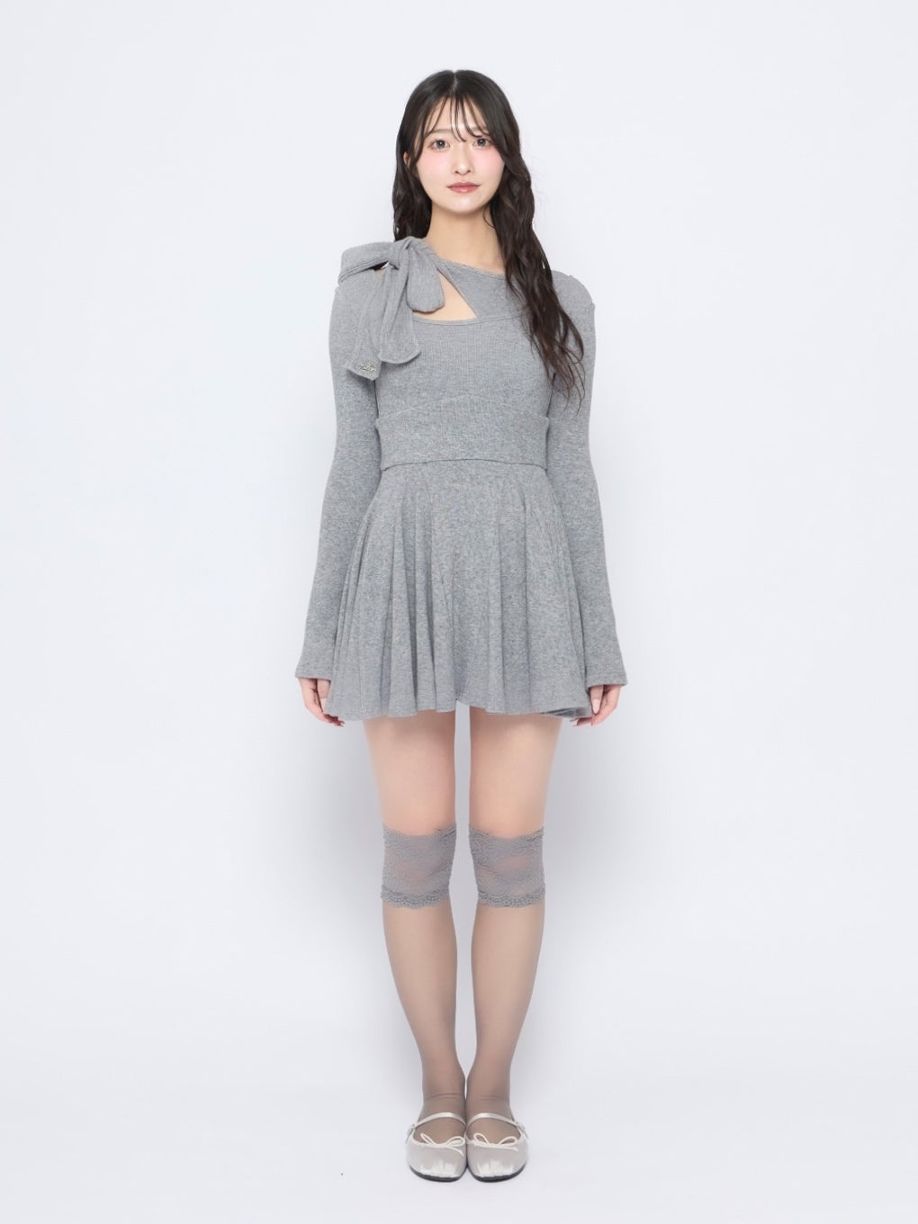 BUBBLES】ショルダーリボンワンピース | sparkling mall online store