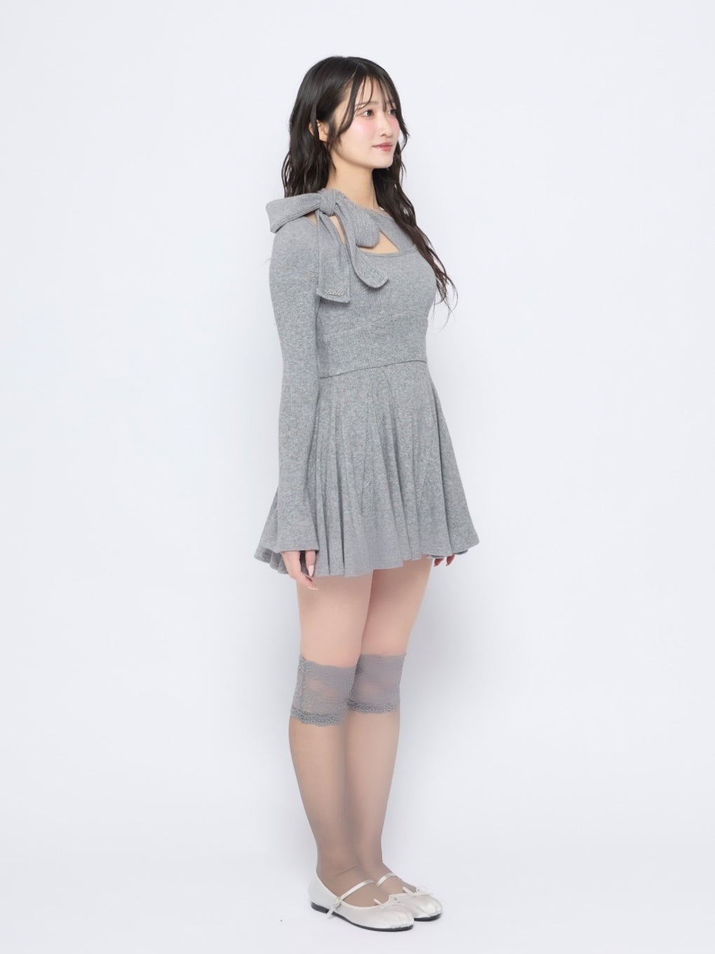 BUBBLES】ショルダーリボンワンピース | sparkling mall online store