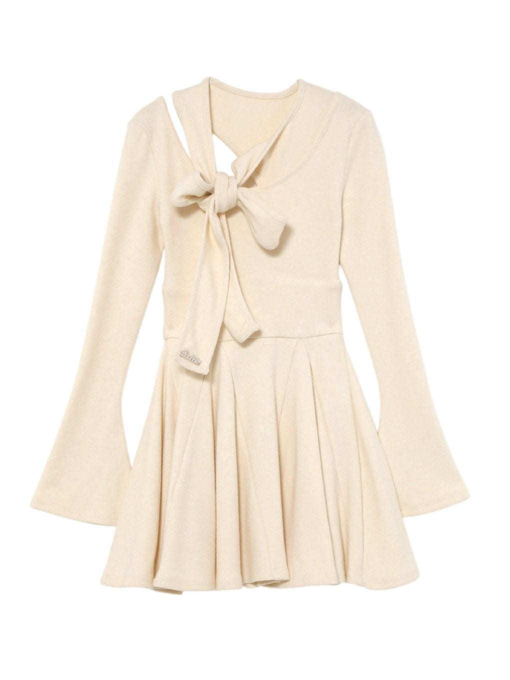 【BUBBLES】ショルダーリボンワンピース