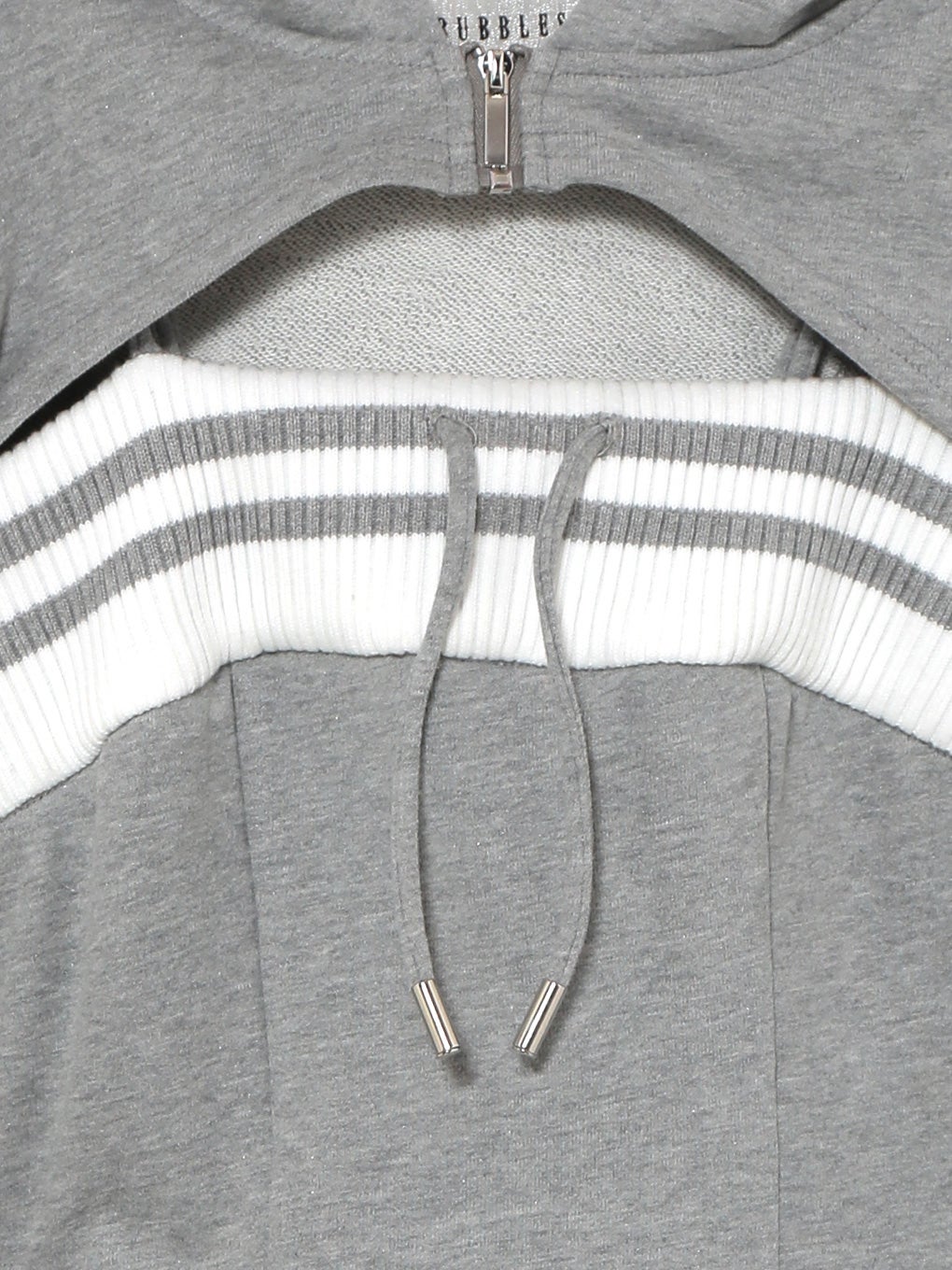 【BUBBLES】バイカラースウェットワンピース