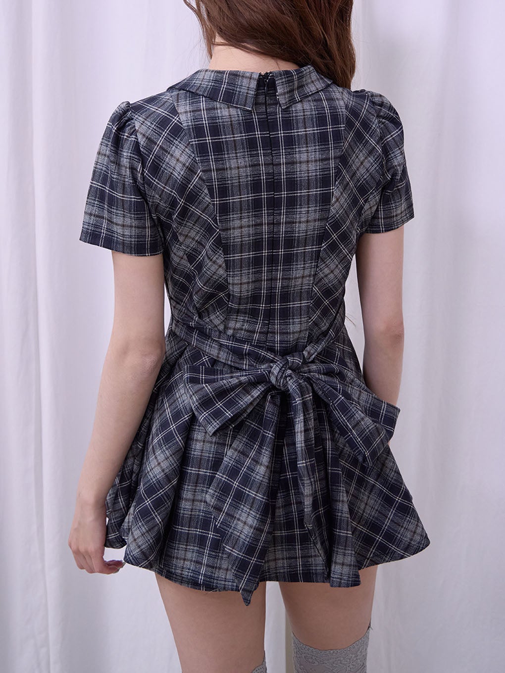 【BUBBLES】バックリボンペプラムセットアップ