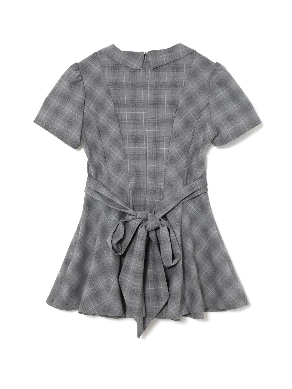 【BUBBLES】バックリボンペプラムセットアップ