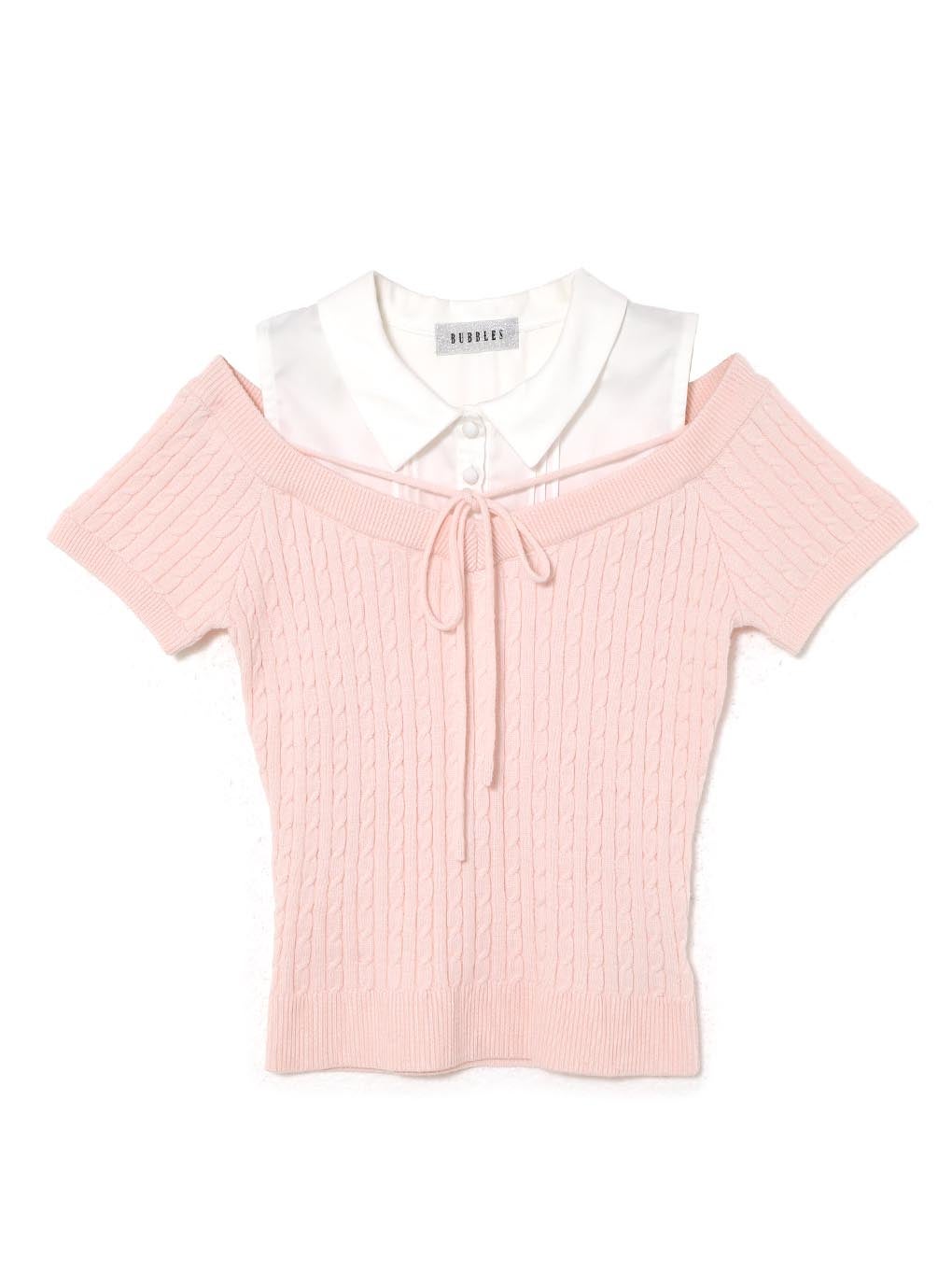BUBBLES】レイヤードオフショルトップス | sparkling mall online store