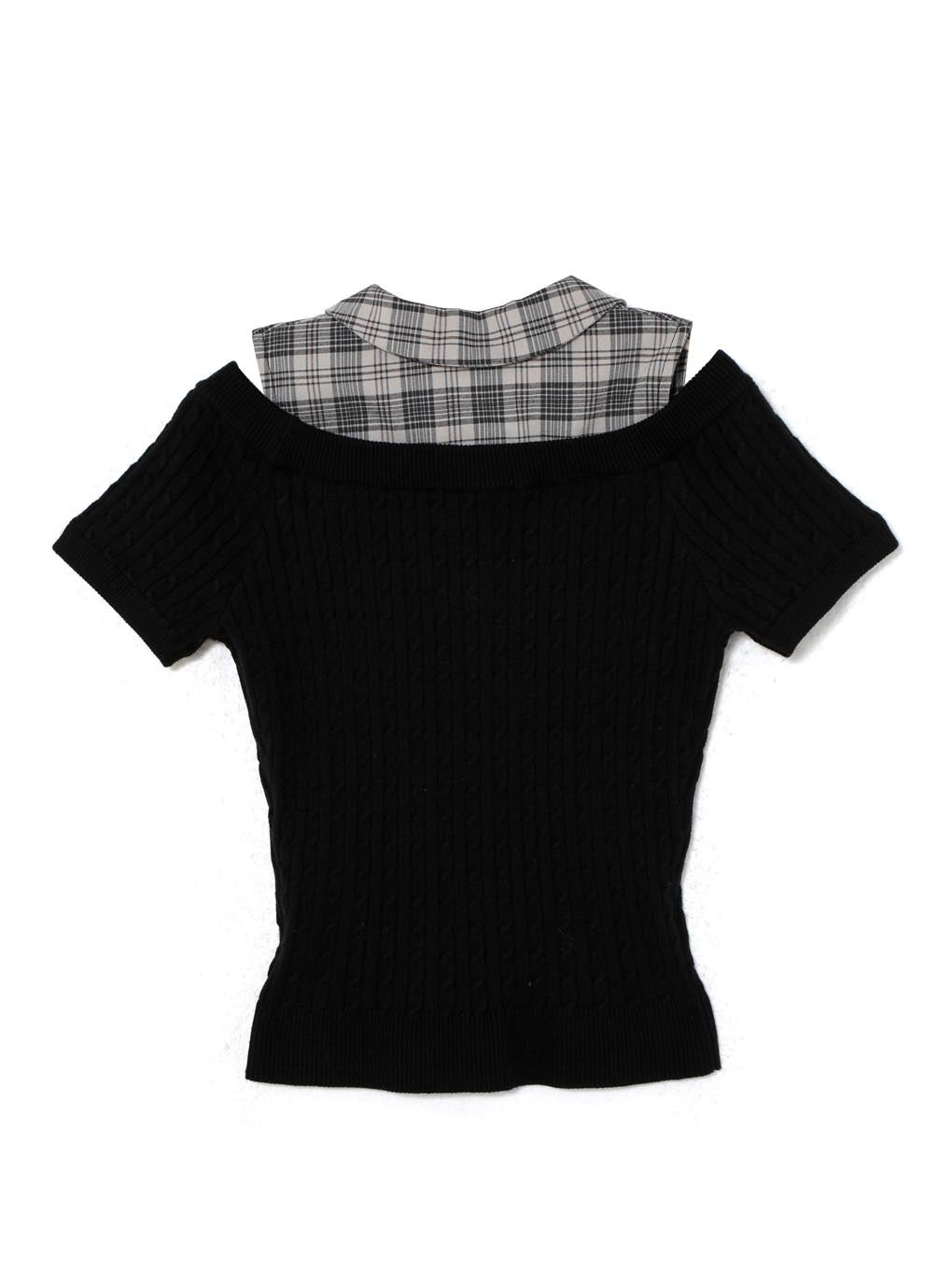 【BUBBLES】レイヤードオフショルトップス