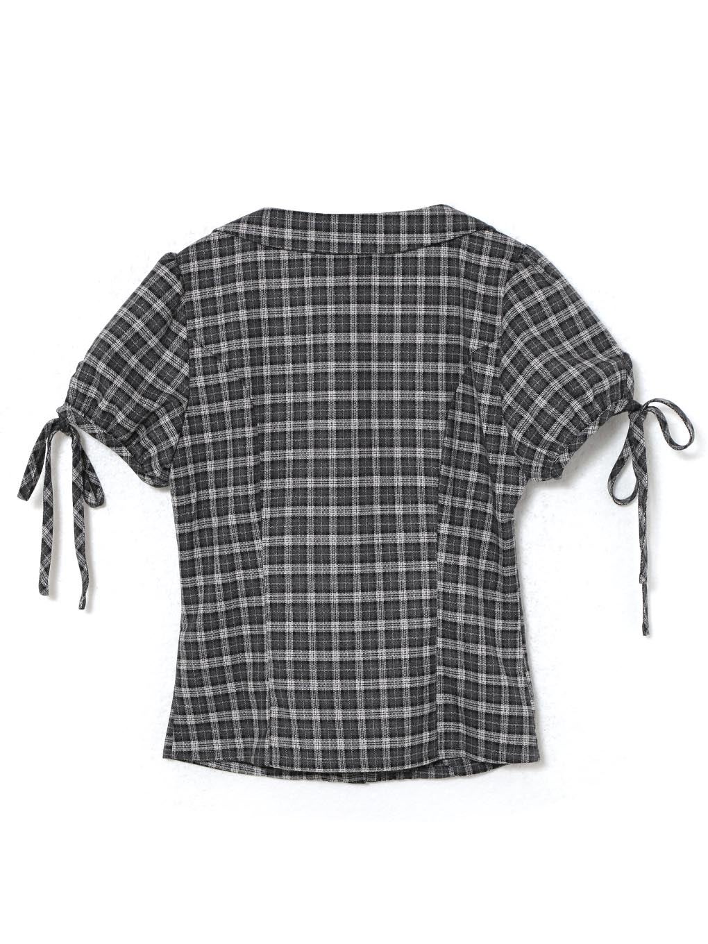 【BUBBLES】リボンスリーブシャツトップス