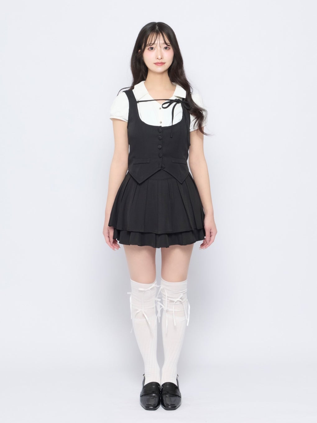 BUBBLES】バックリボンプリーツスカパン | sparkling mall online store