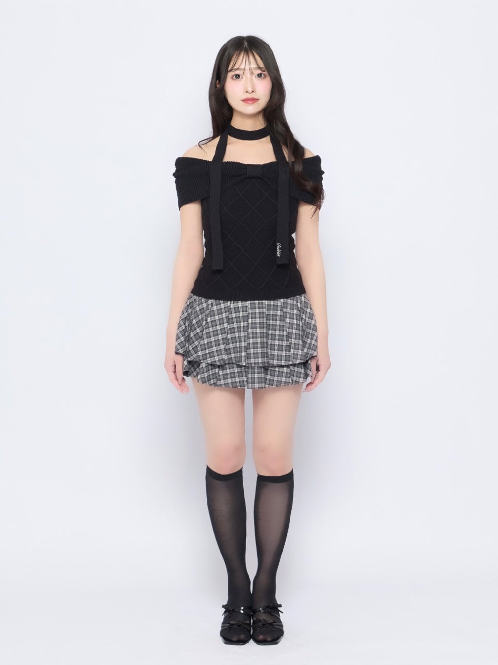 【BUBBLES】バックリボンプリーツスカパン