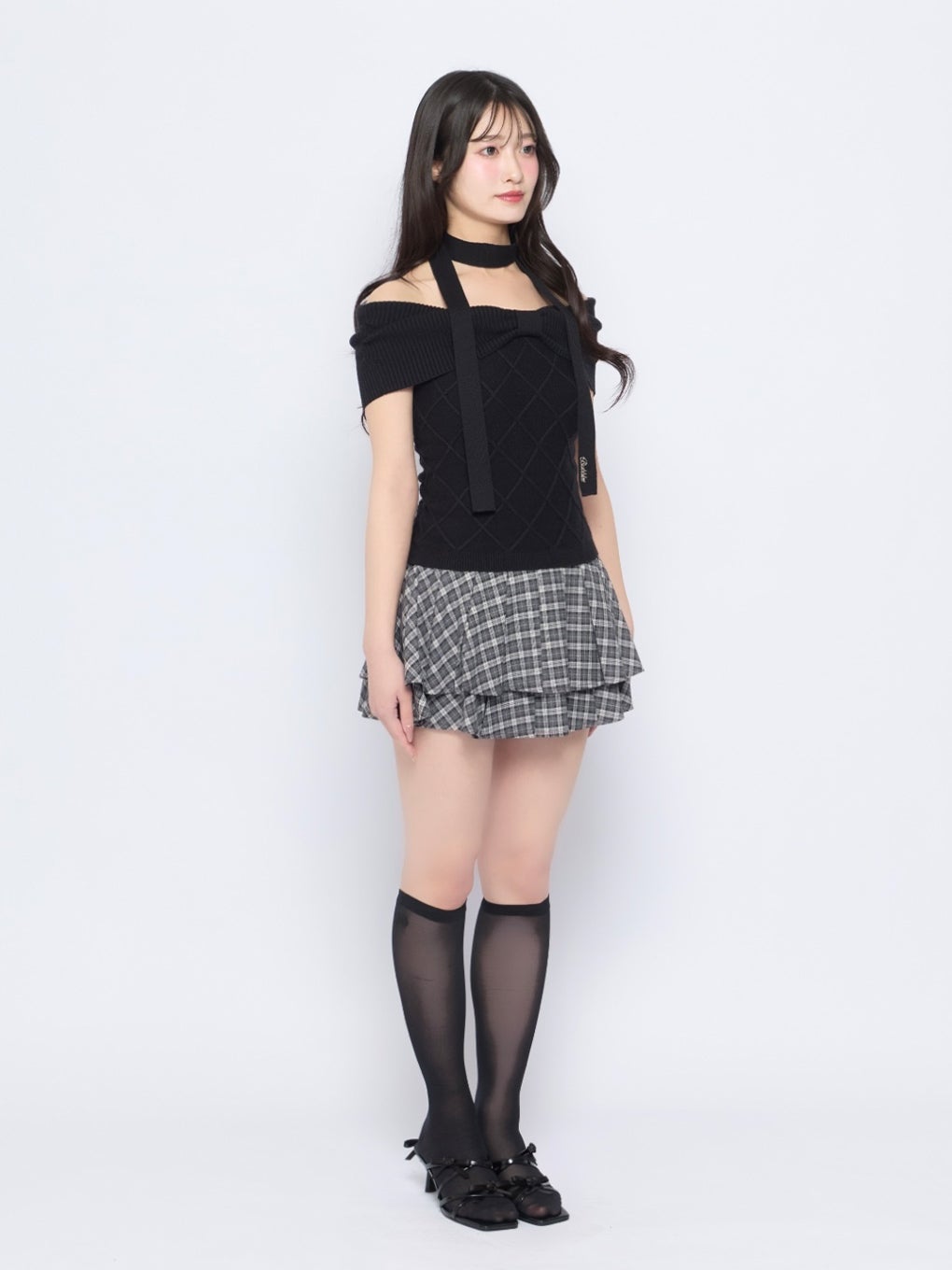 BUBBLES バックリボンプリーツスカパン　ブラウン BUBBLES】バックリボンプリーツスカパン | sparkling mall online store
