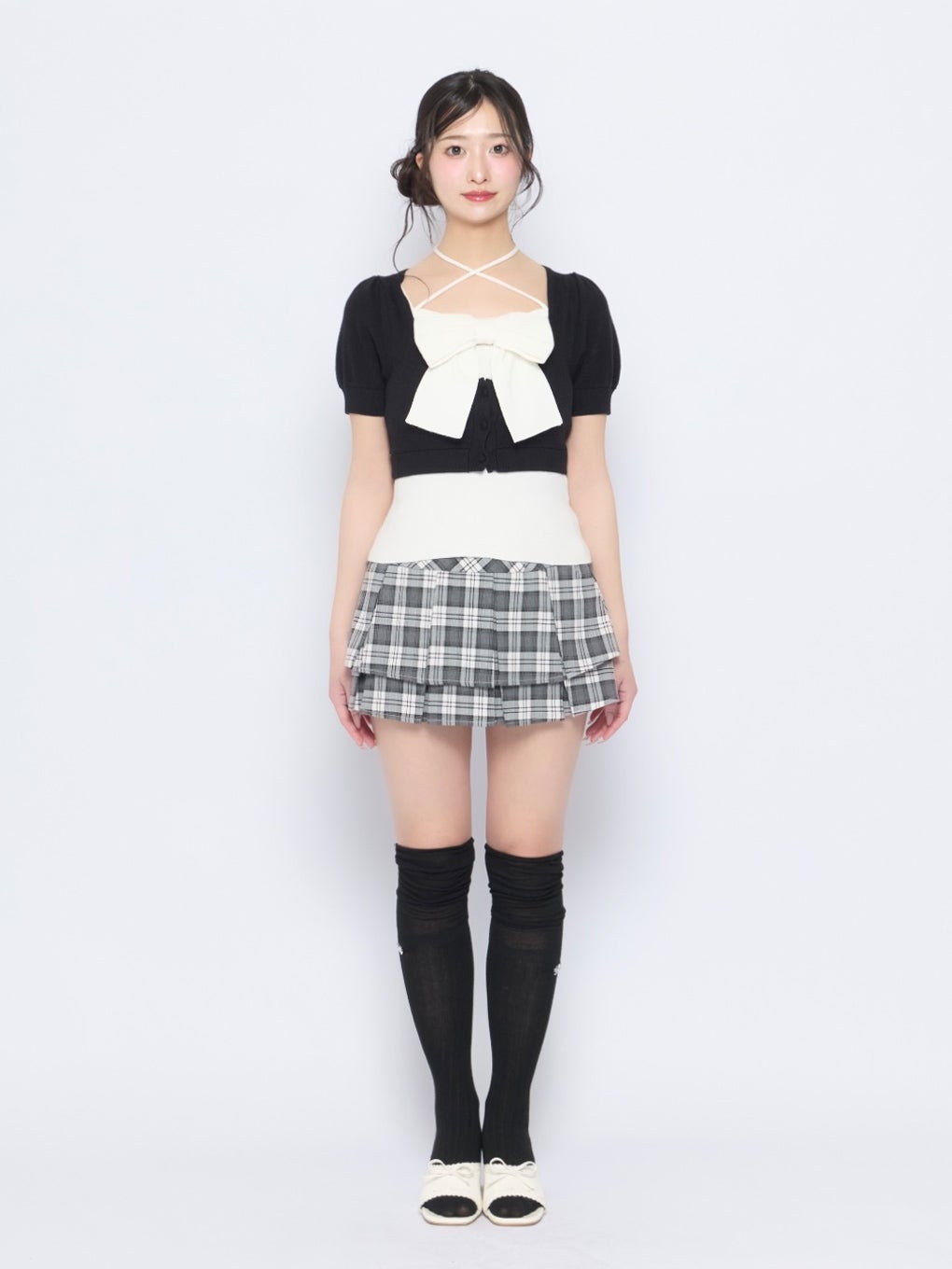 【BUBBLES】リボンニットアンサンブル