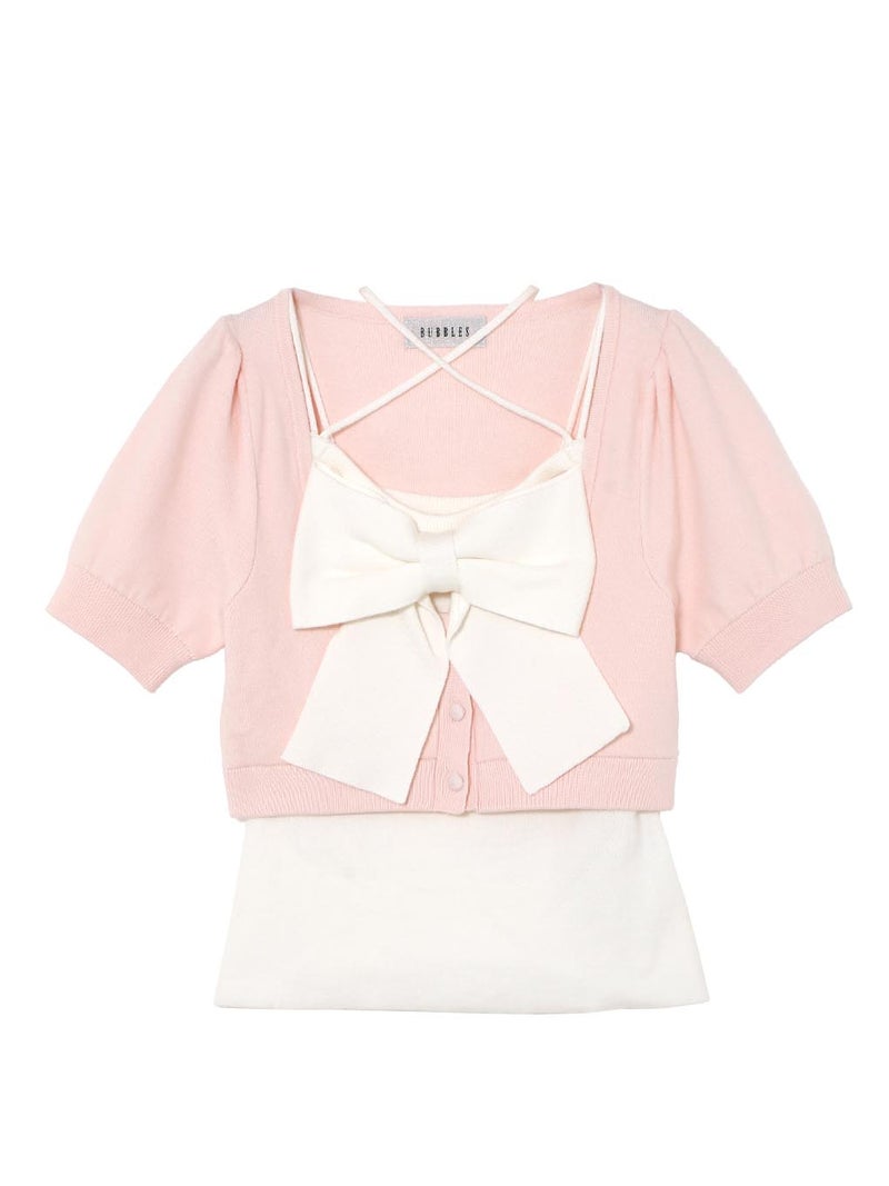 BUBBLES】リボンニットアンサンブル | sparkling mall online store