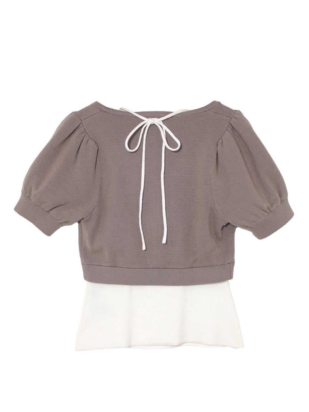 【BUBBLES】リボンニットアンサンブル