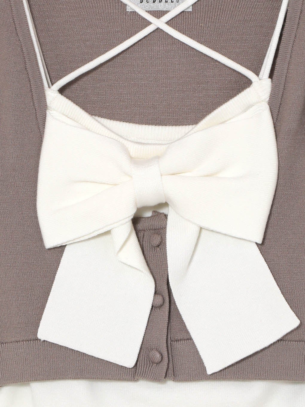 【BUBBLES】リボンニットアンサンブル