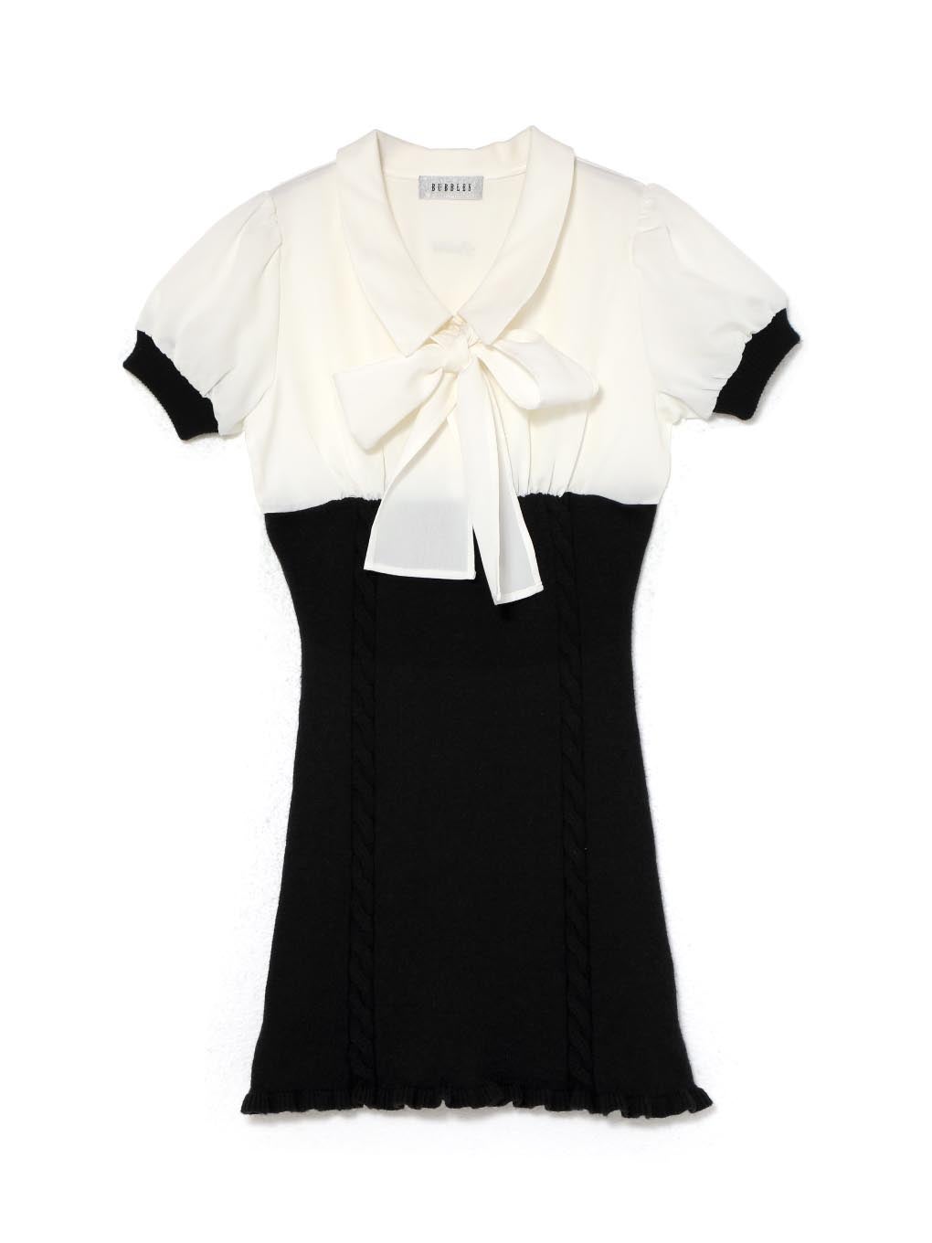 【BUBBLES】ドッキングリボンワンピース