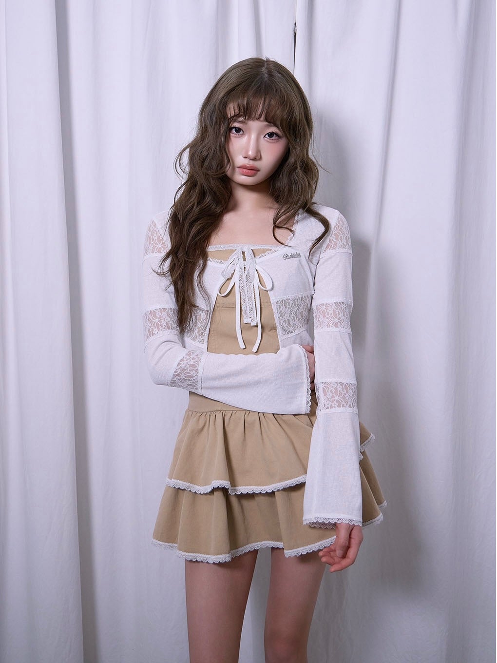 【BUBBLES】ツイルガーリーワンピース