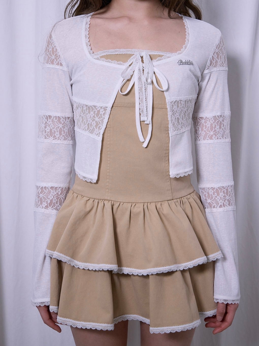 【BUBBLES】ツイルガーリーワンピース