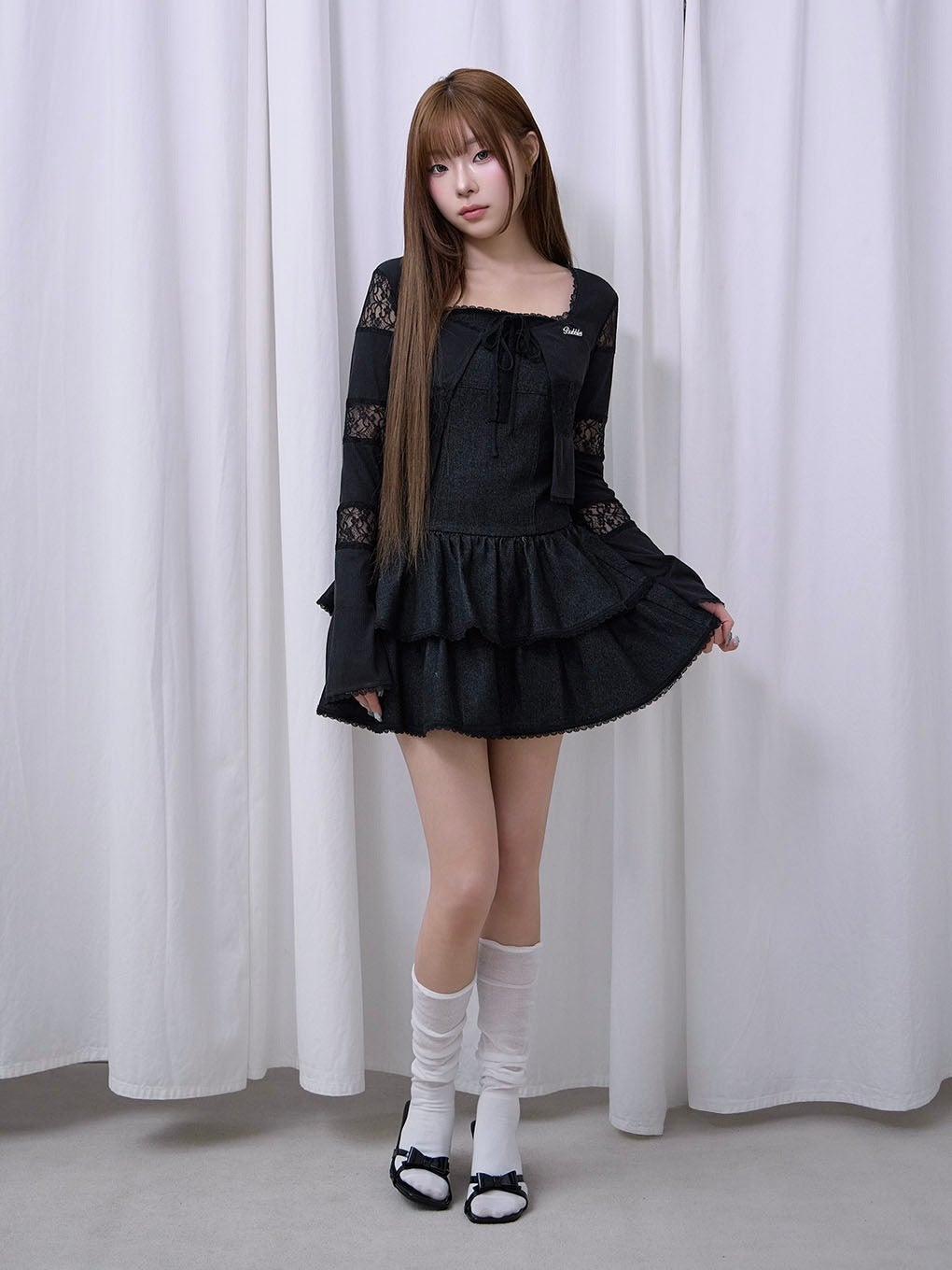 【BUBBLES】ツイルガーリーワンピース