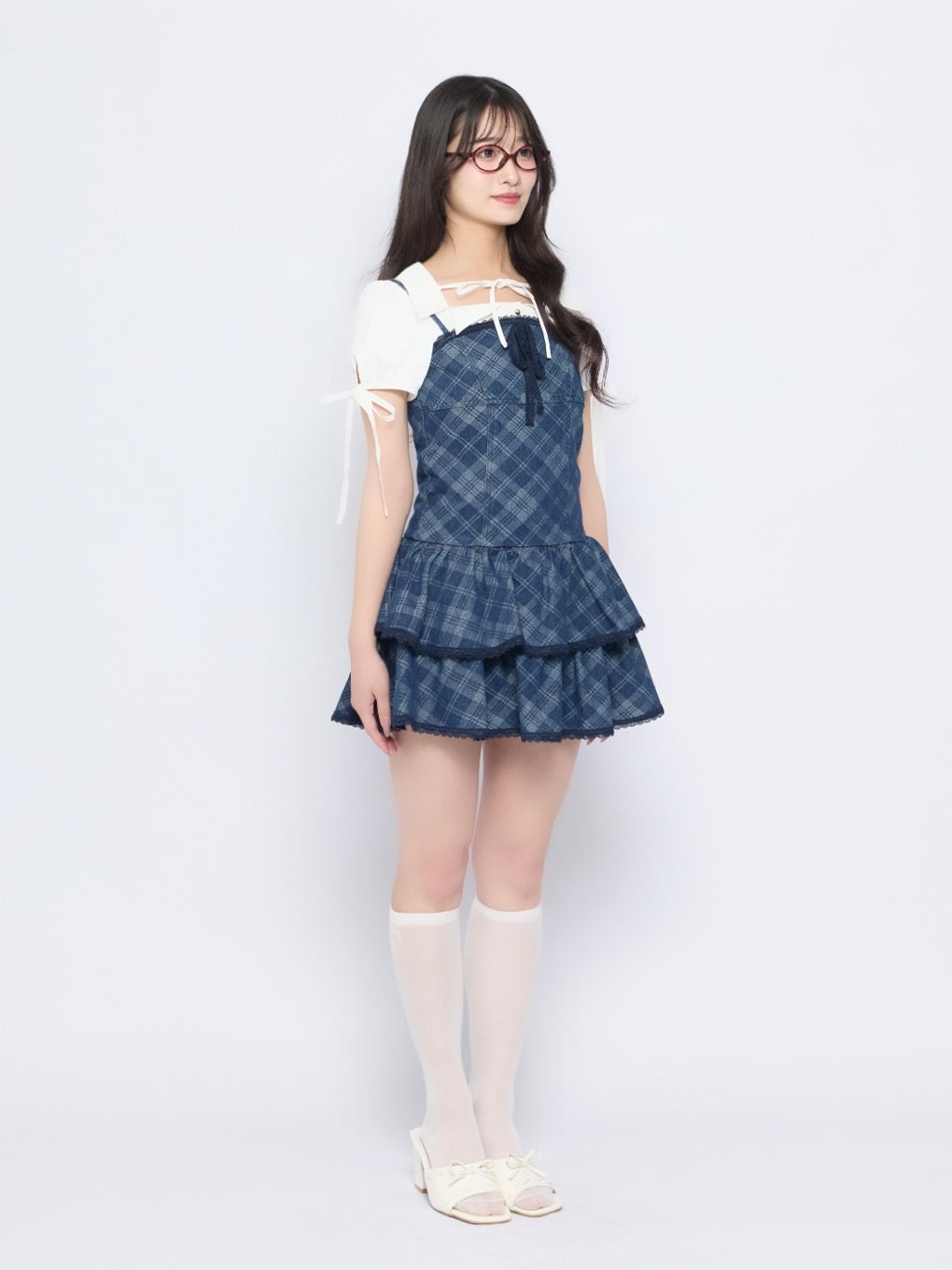 【BUBBLES】ツイルガーリーワンピース