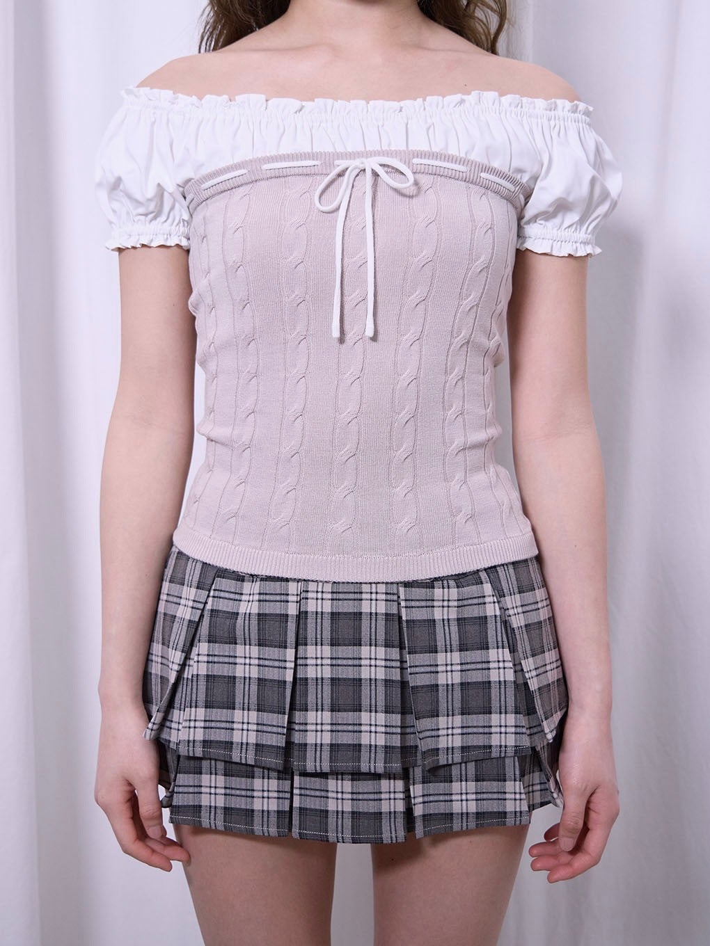 【BUBBLES】ドッキングパフトップス