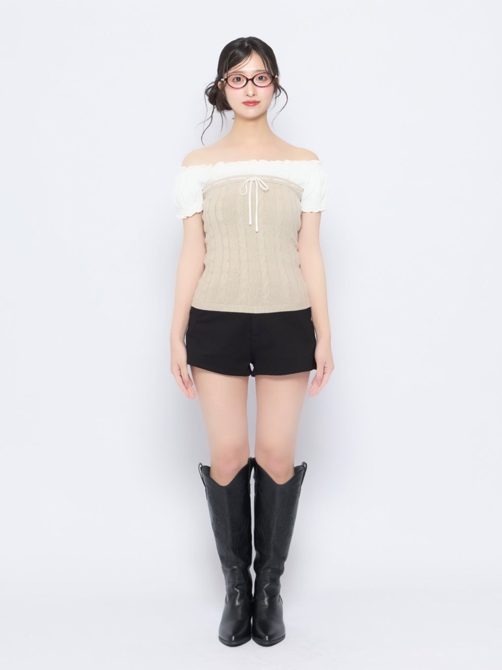 【BUBBLES】ドッキングパフトップス