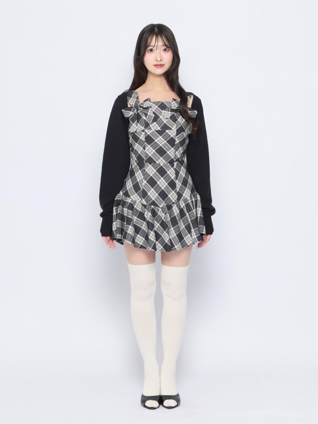【BUBBLES】ダブルリボンワンピース