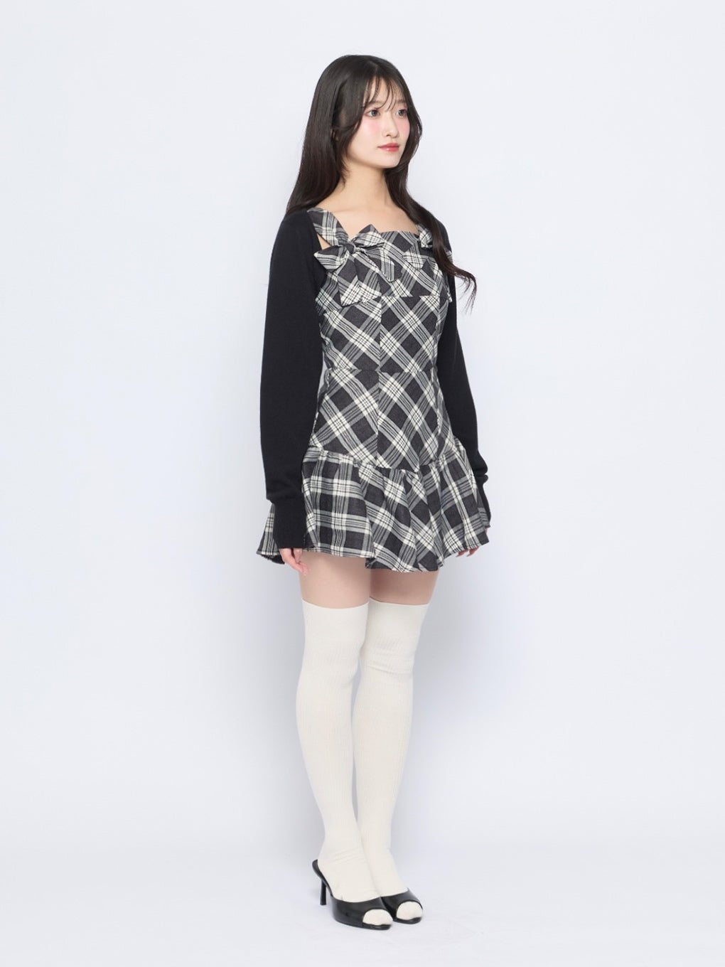 【BUBBLES】ダブルリボンワンピース