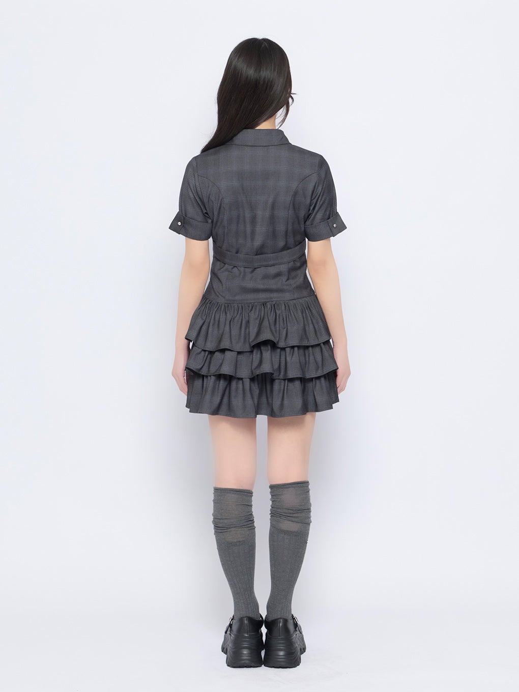 【BUBBLES】フロントベルトワンピース