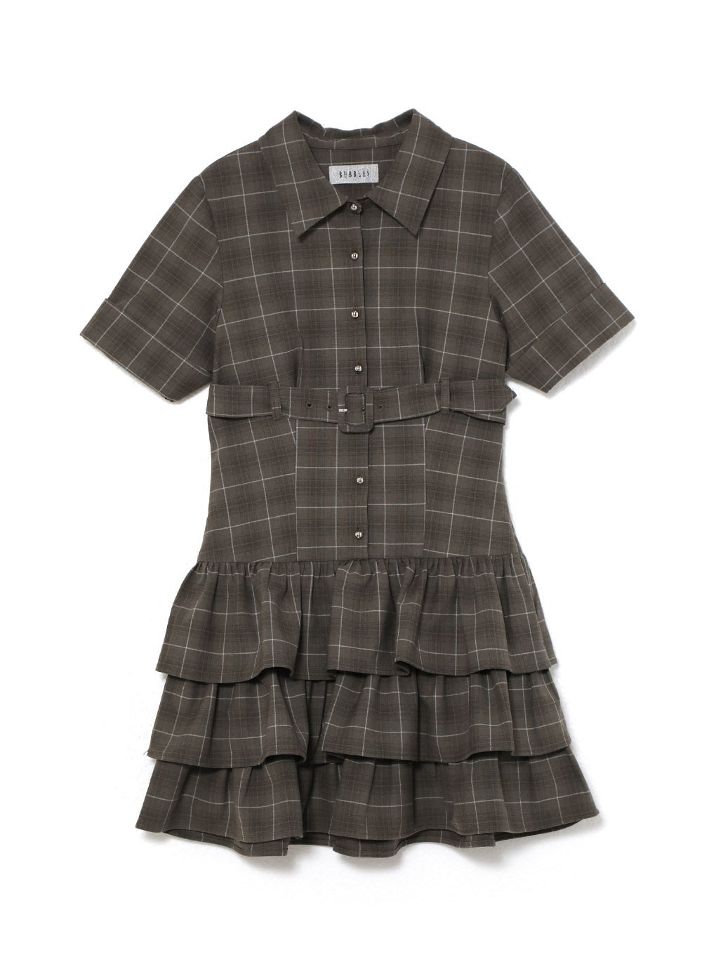 【BUBBLES】フロントベルトワンピース
