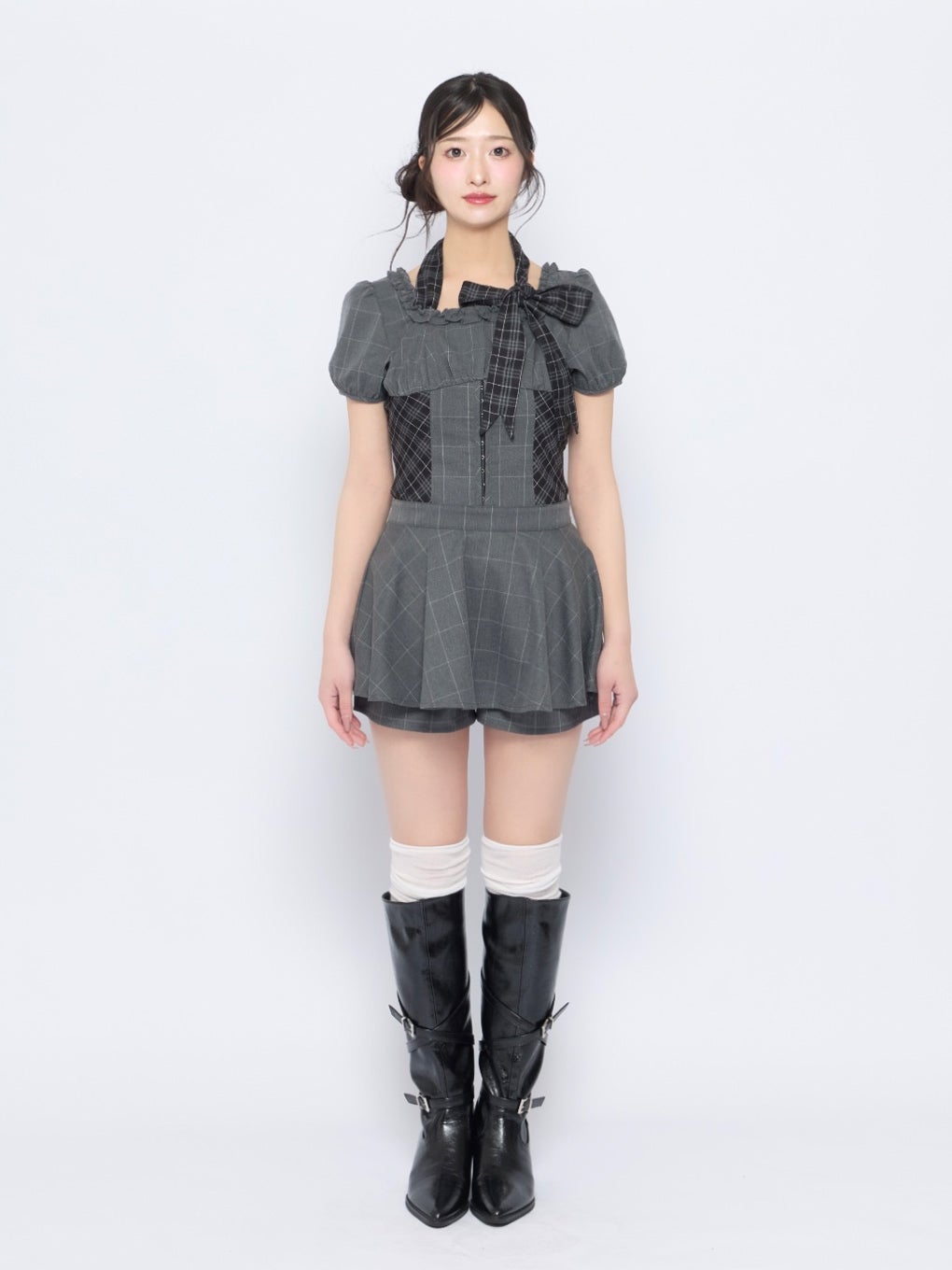 y*様 バブルス bubbles コルセットリボンセットアップ ブラック BUBBLES】コルセットリボンセットアップ | sparkling mall online store
