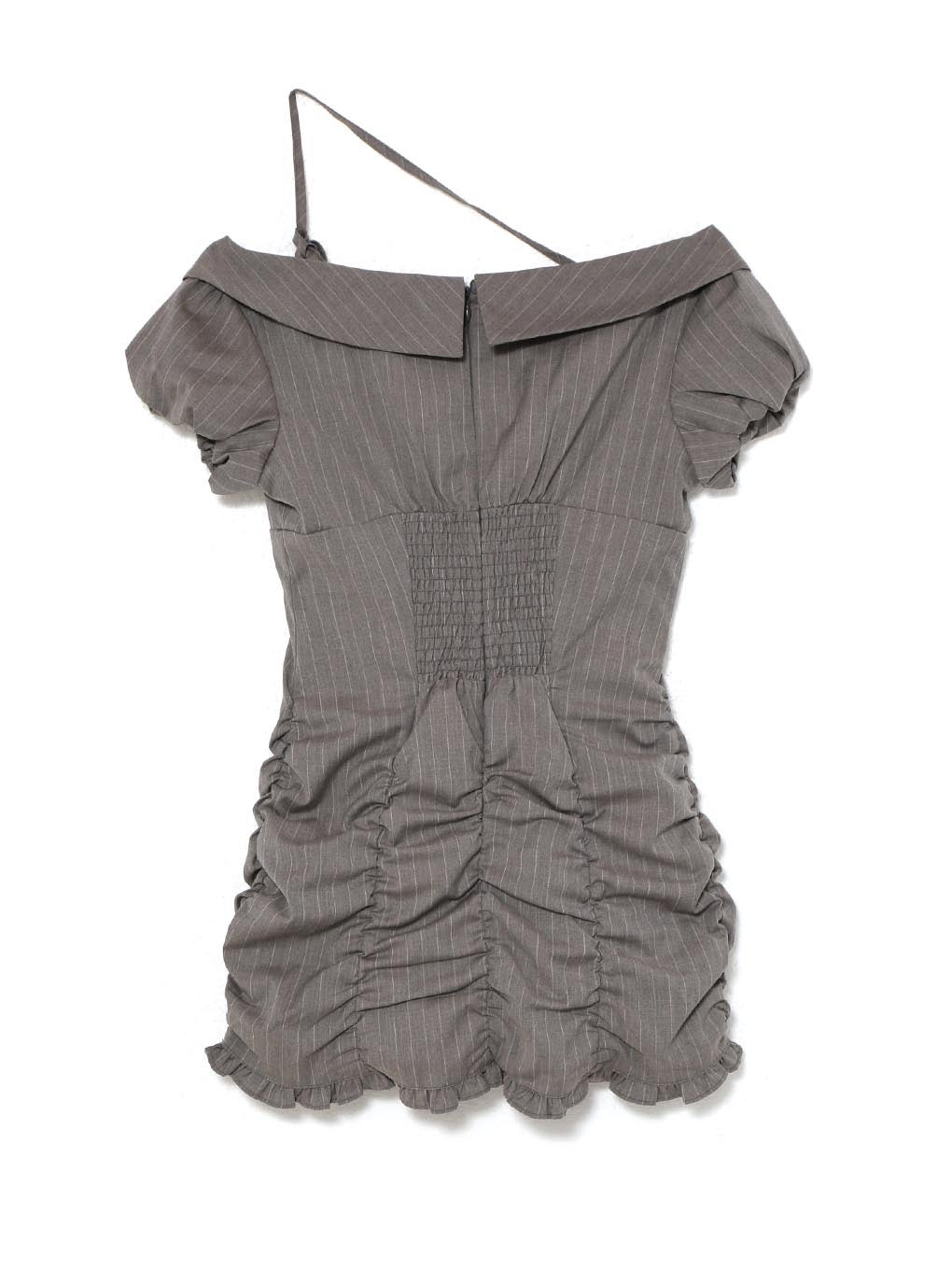 【BUBBLES】ギャザーブラウスワンピース