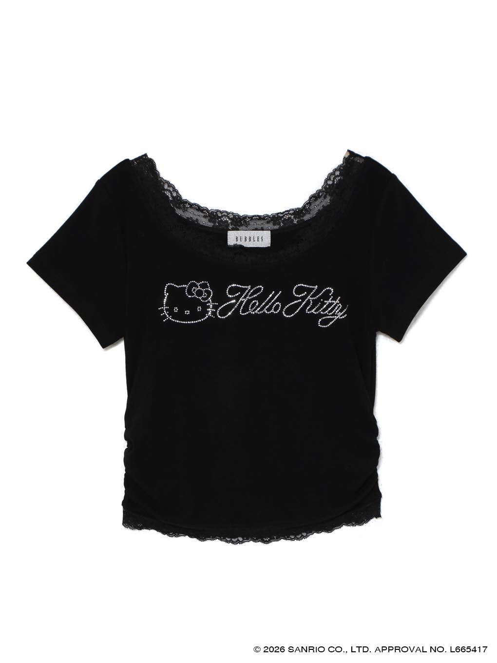 【BUBBLES】レースビジューミニTEE